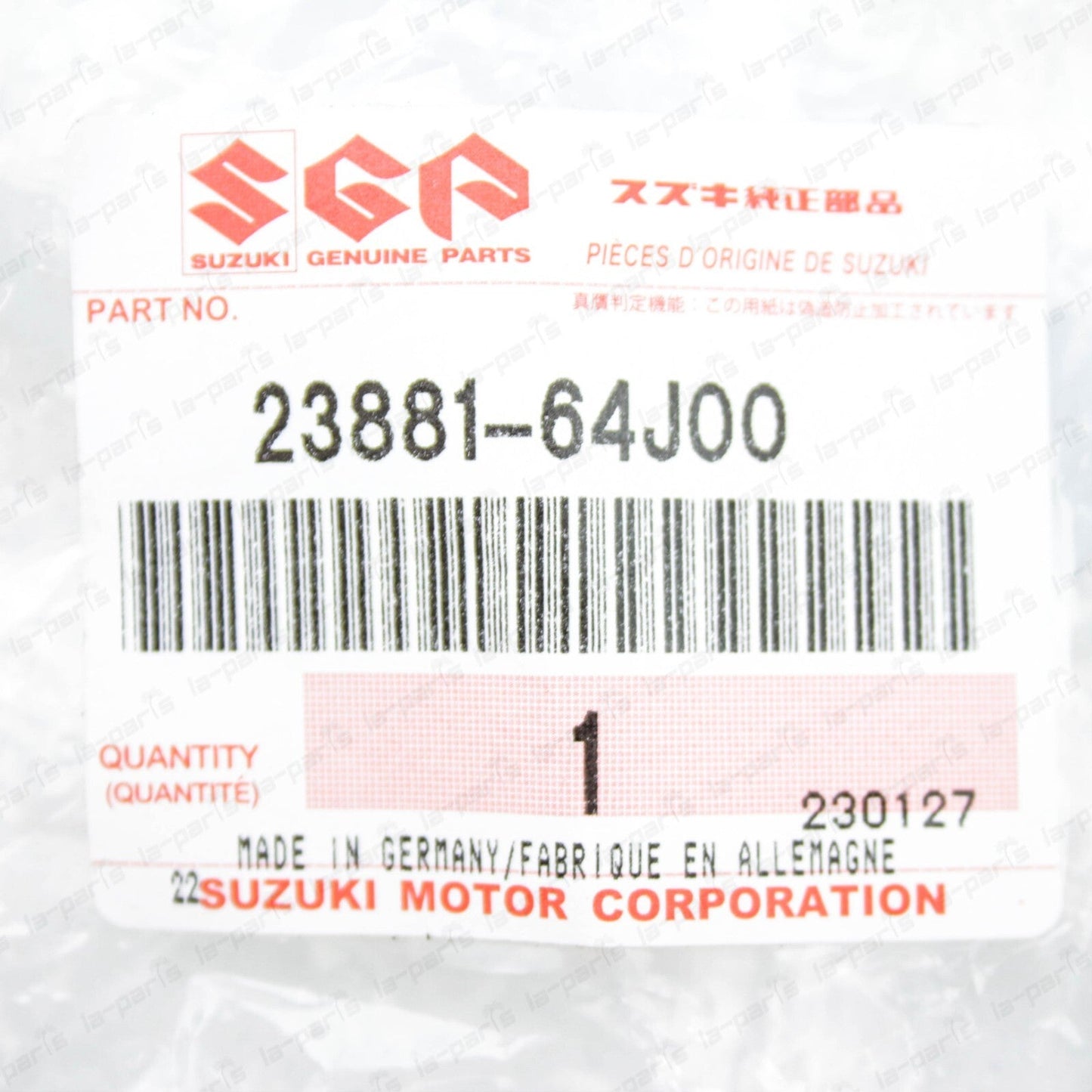 New Genuine Suzuki 06-12 Grand Vitara Clutch Reservoir Hose 23881-64J00