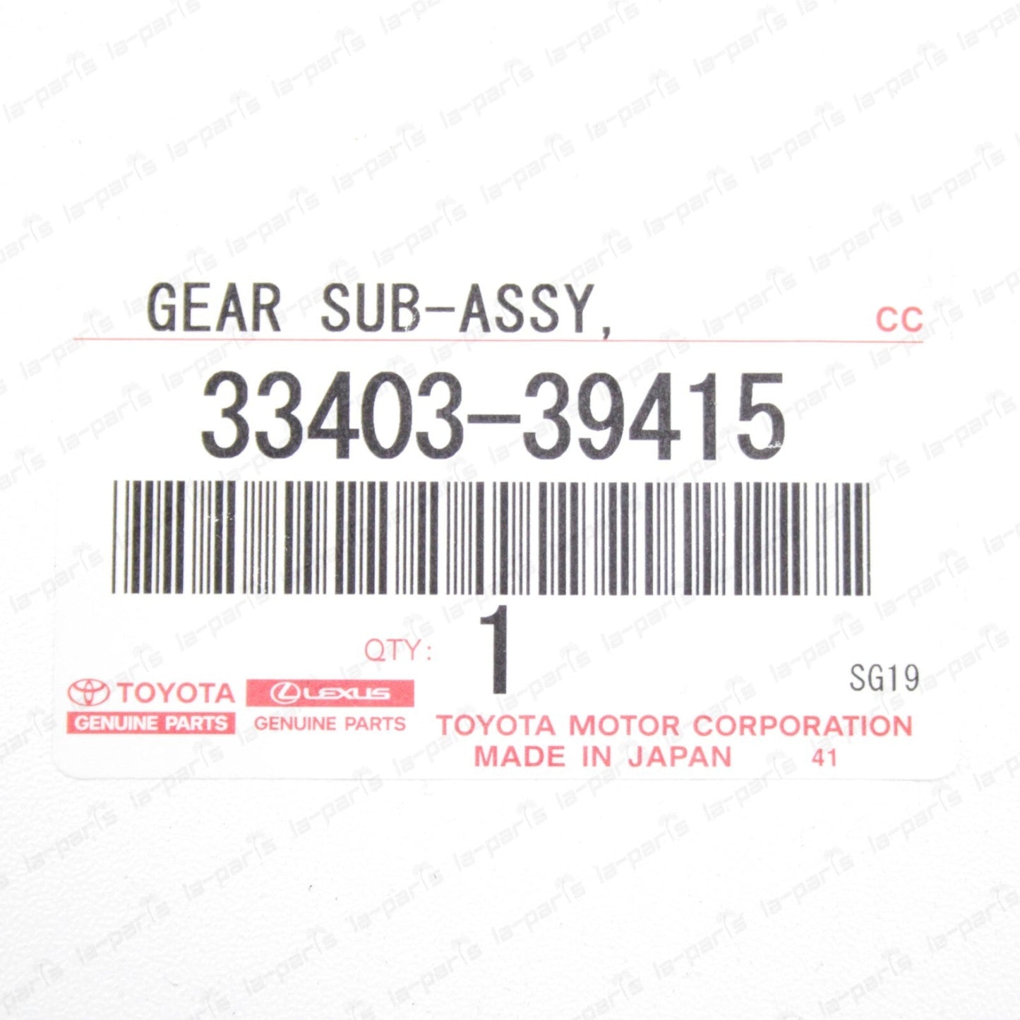 GENUINE TOYOTA 91-01 4RUNNER TACOMA T100 SPEEDOMETER DRIVEN GEAR MTM 33403-39415