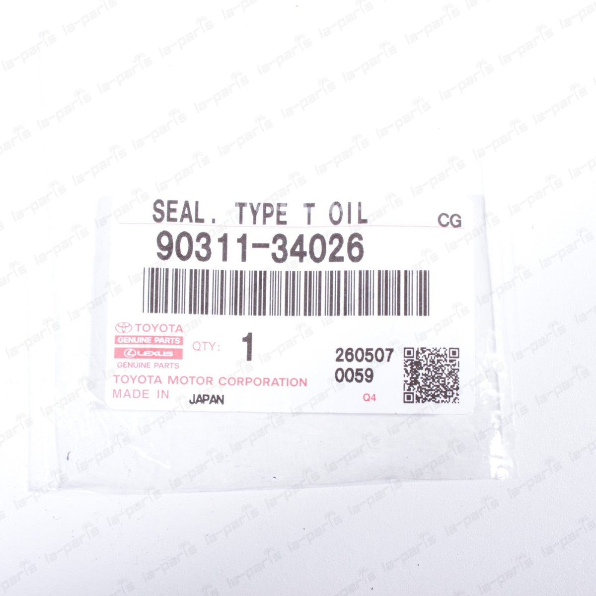 New Genuine OEM Toyota 84-08 Corolla Matrix Front Left Axle Oil Seal 90311-34026