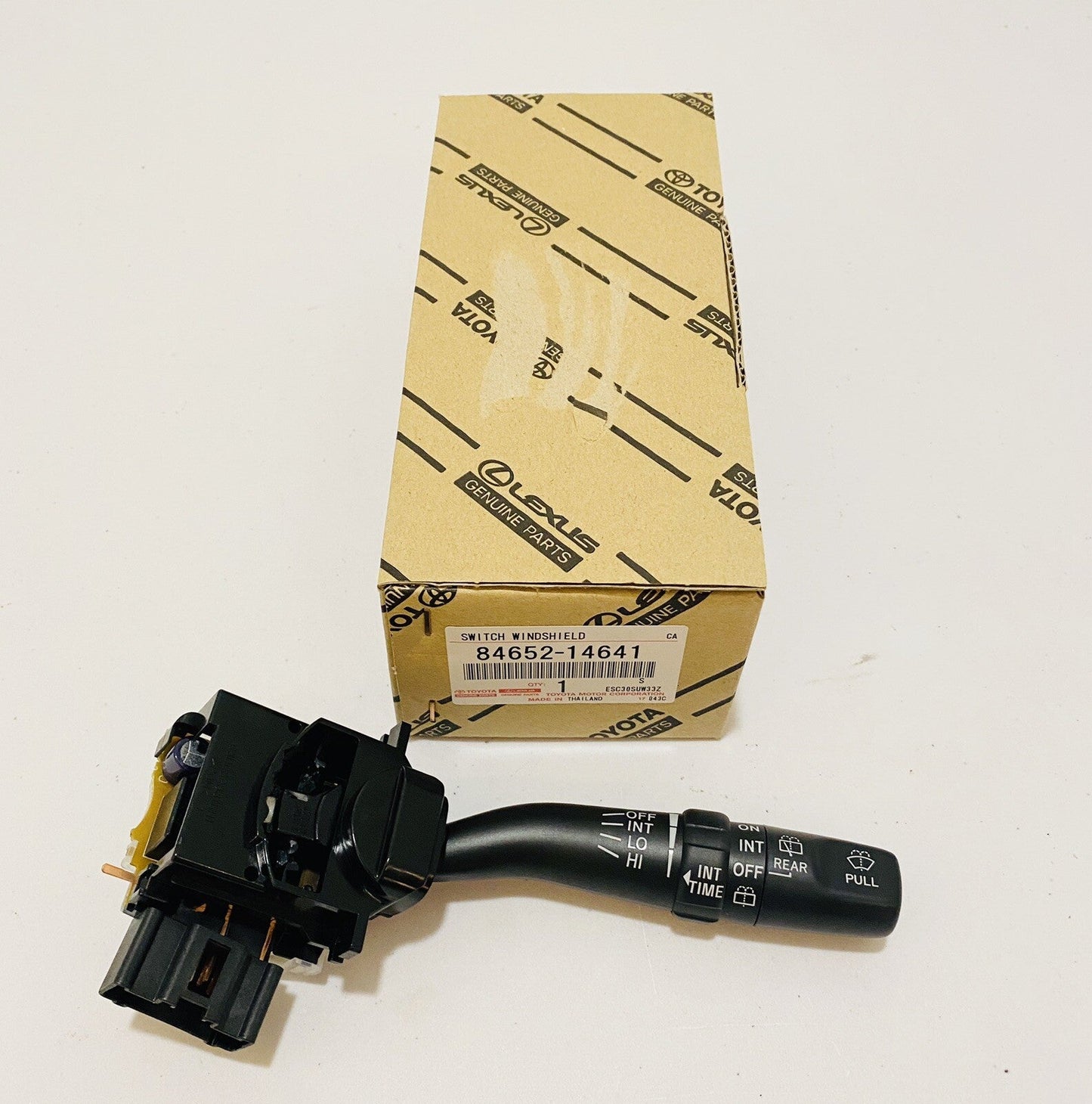 NEW GENUINE TOYOTA SUPRA 4RUNNER WINDSHIELD WIPER CONTROL SWITCH 84652-14641