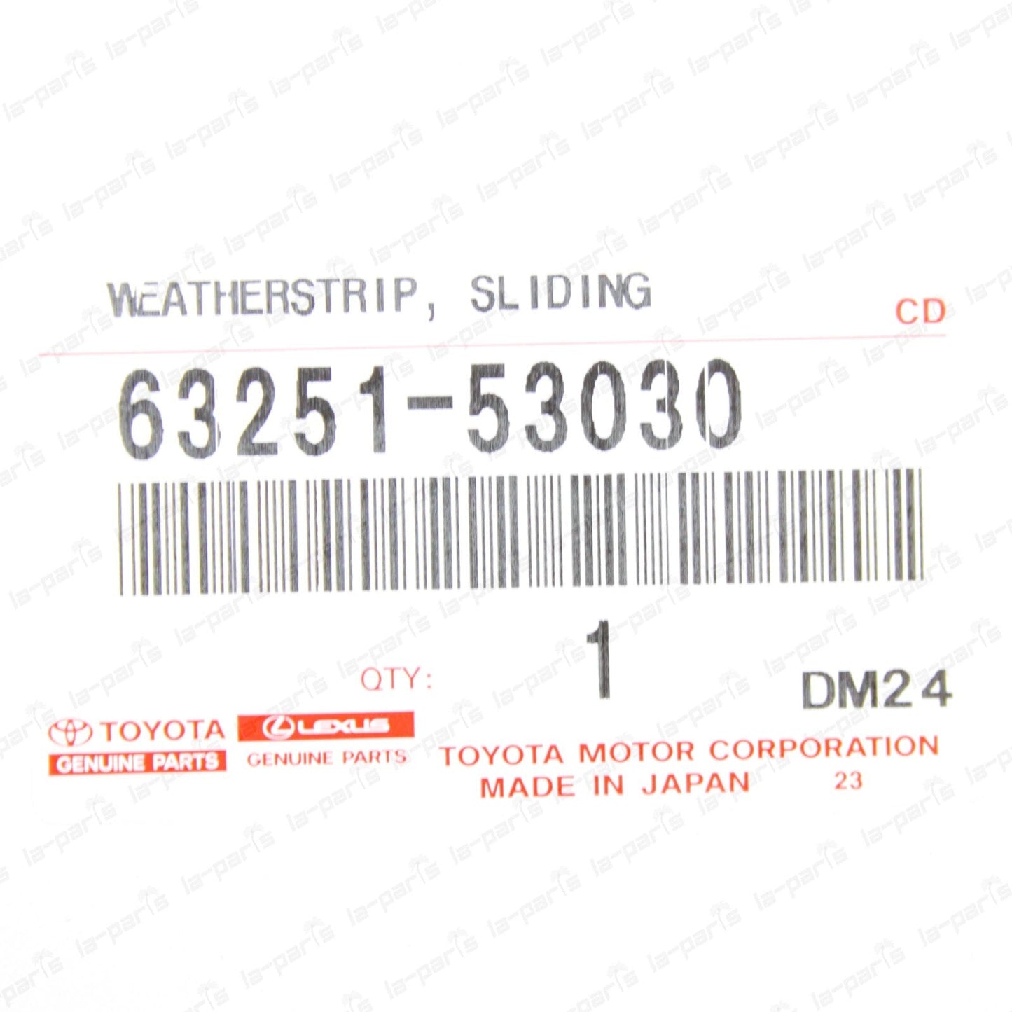 New Genuine Lexus 2006-2012 IS250 IS350 HS250h Sunroof Weatherstrip 63251-53030