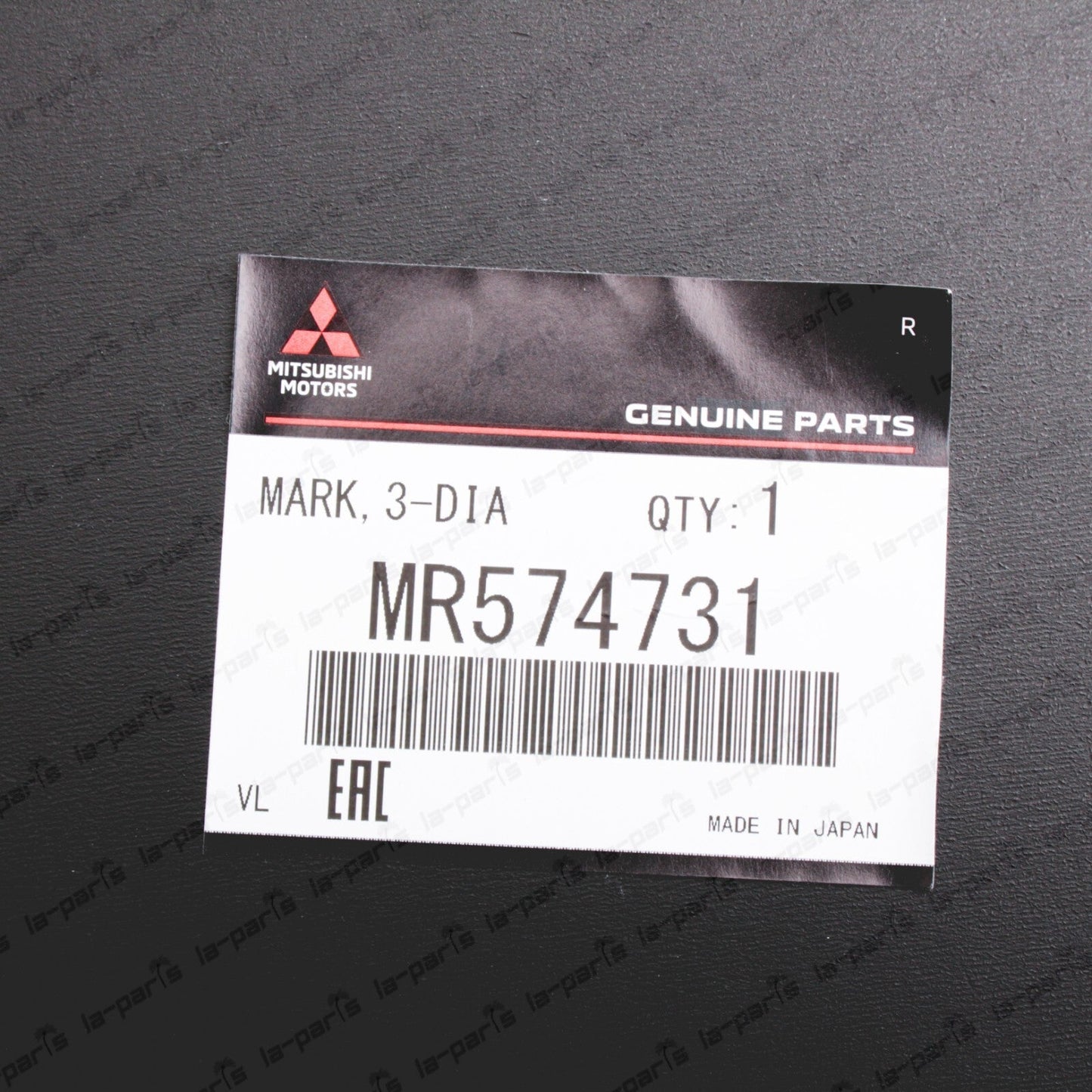 Genuine Mitsubishi Lancer Evolution 7 8 9 EVO CT9A Front Bumper Emblem MR574731