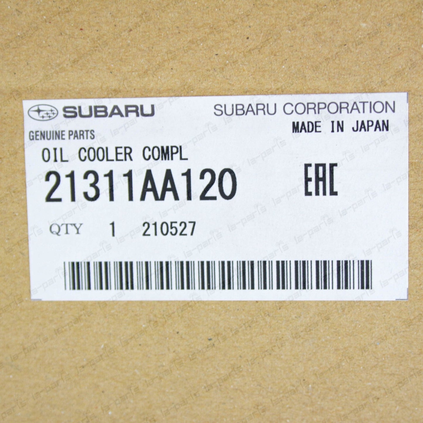 NEW GENUINE SUBARU 2008-2018 IMPREZA WRX STI EJ257 OIL COOLER 21311AA120