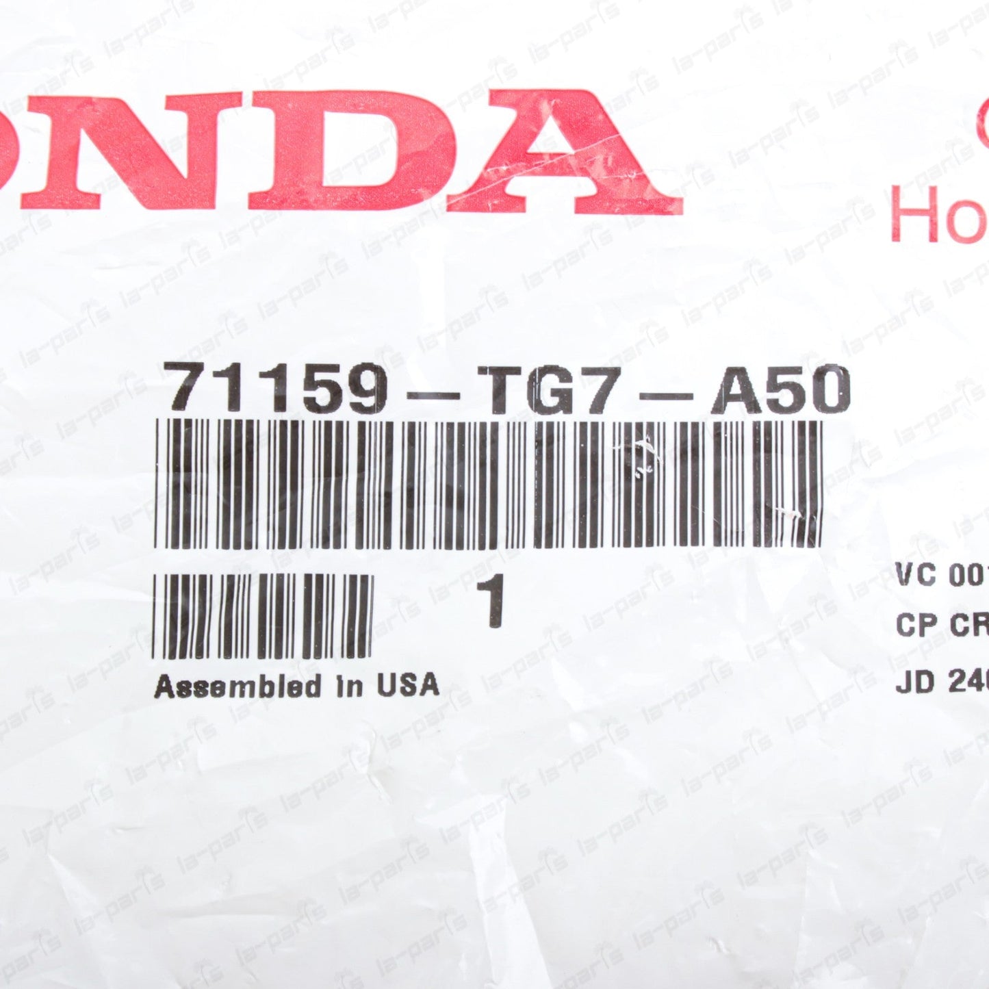New Genuine OEM Honda 19-22 Pilot Passport LH Front Grille Bracket 71159-TG7-A50