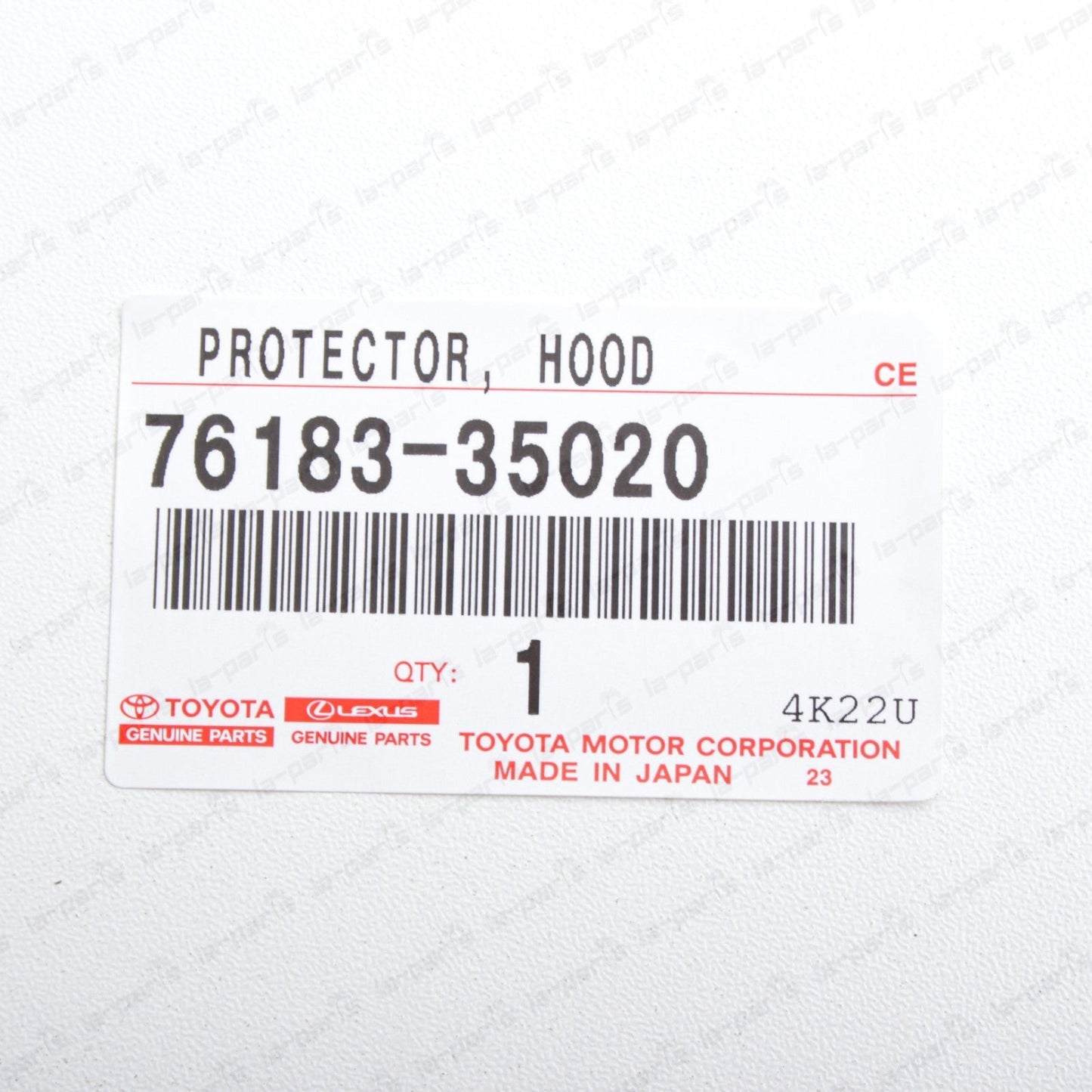 New Genuine Toyota 2007-2014 Fj Cruiser Front Hood Bulge Protector 76183-35020