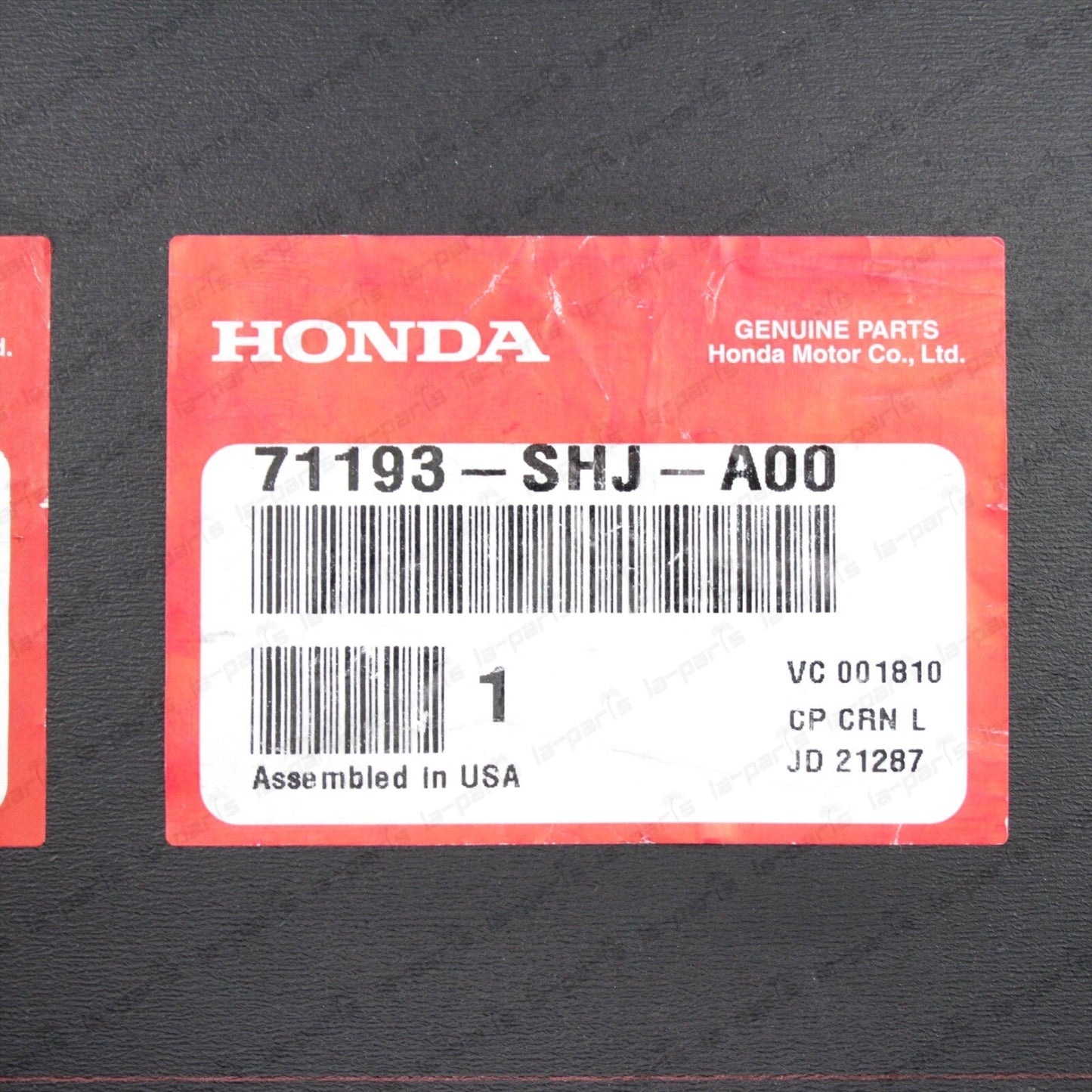 GENUINE HONDA 05-10 ODYSSEY FRONT BUMPER COVER SPACER LEFT + RIGHT SET OF TWO