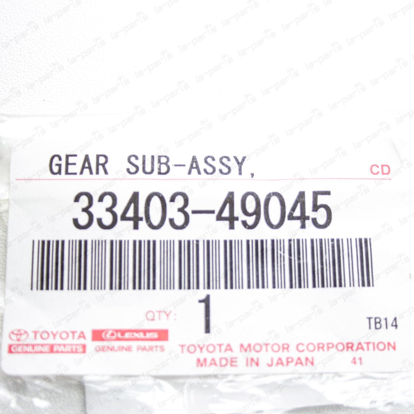 New Genuine Toyota 96-05 Rav 4 Speedometer Driven Gear MTM 33403-49045
