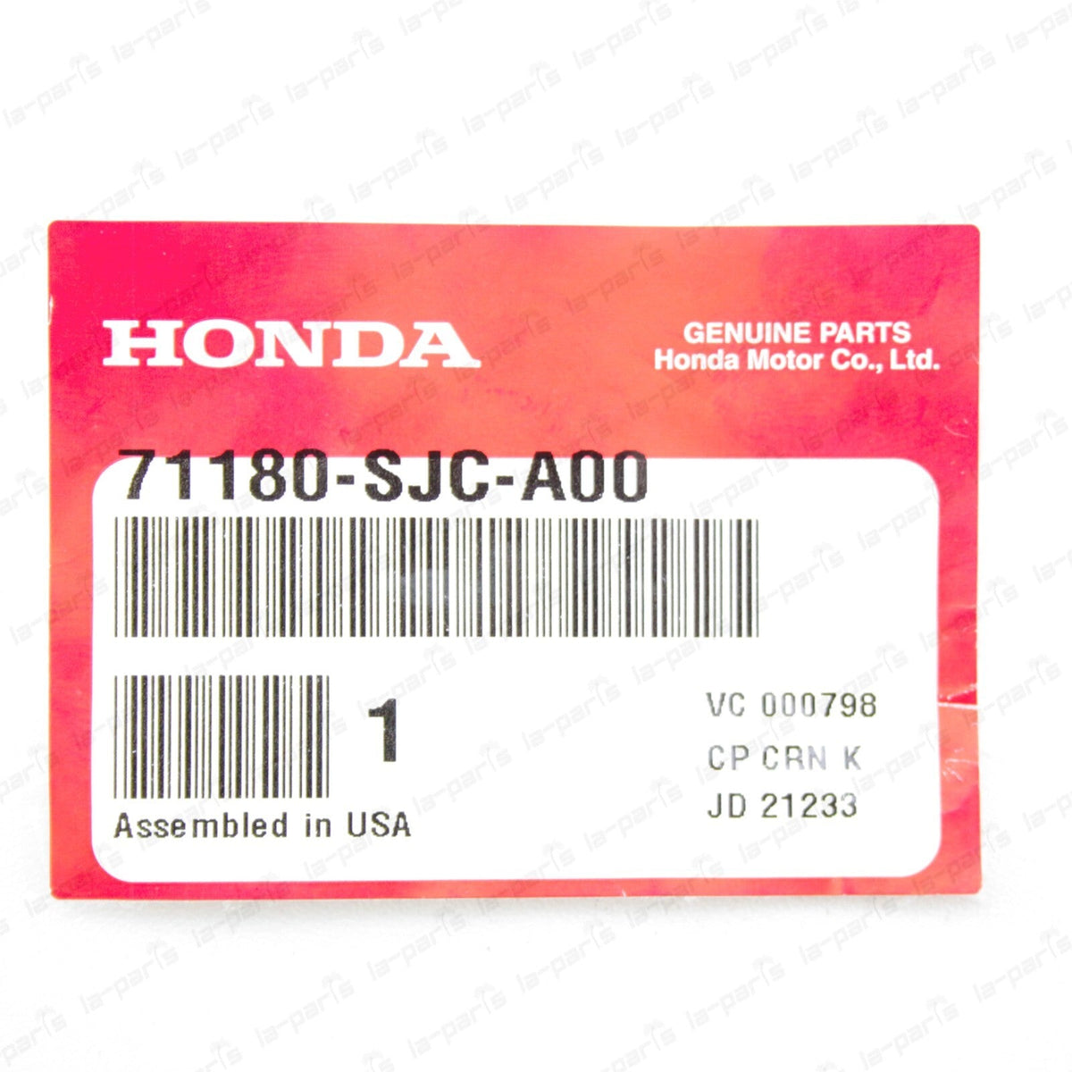 NEW GENUINE HONDA 2006-2014 RIDGELINE FRONT LICENSE PLATE HOLDER KIT BRACKET