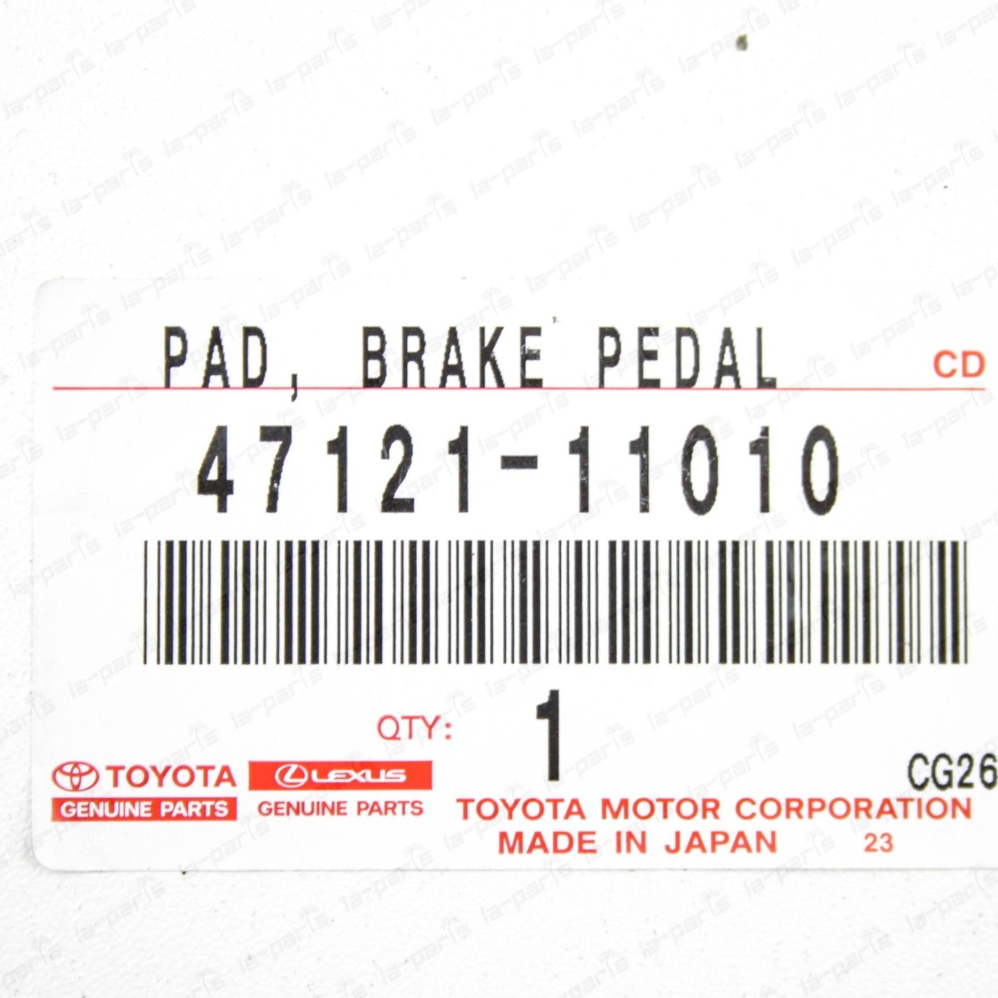 New Genuine Lexus LS500 GS F LC500 RC F ES 350 300h Break Pedal Pad 47121-11010
