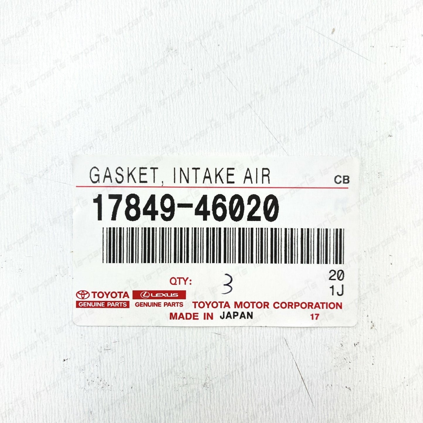 GENUINE TOYOTA SUPRA LEXUS IS300 GS300 SC300 2JZGE INTAKE AIR GASKET 17849-46020