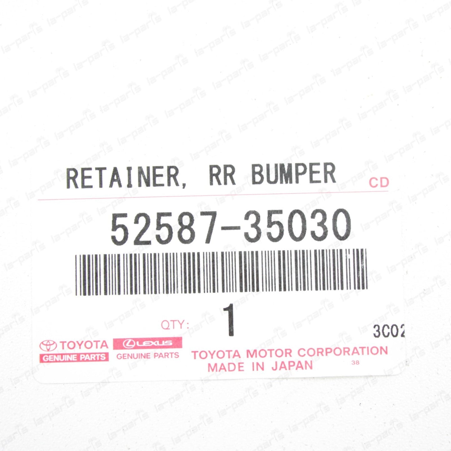 New Genuine Toyota FJ Cruiser Rear Bumper Passenger Side Retainer 52587-35030