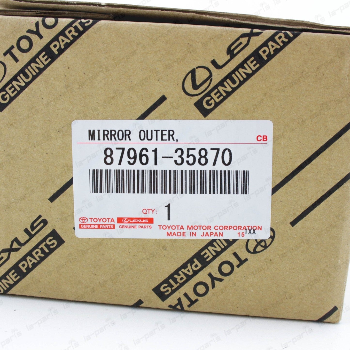 NEW GENUINE TOYOTA 07-14 FJ CRUISER Outer LEFT DRIVER SIDE MIRROR GLASS
