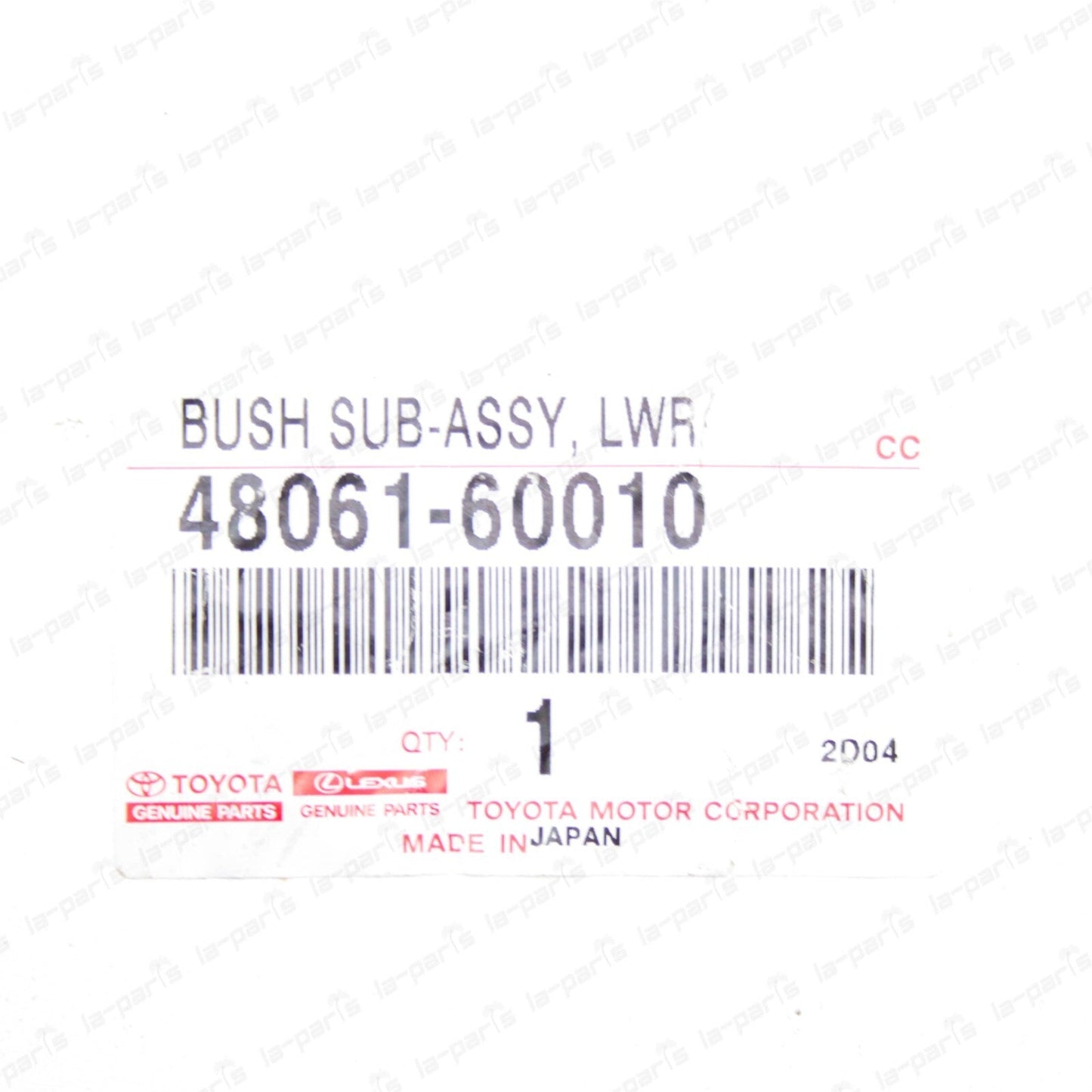 NEW GENUINE TOYOTA 91-97 LAND CRUISER FJ80 LX450 LOWER ARM BUSH 48061-60010