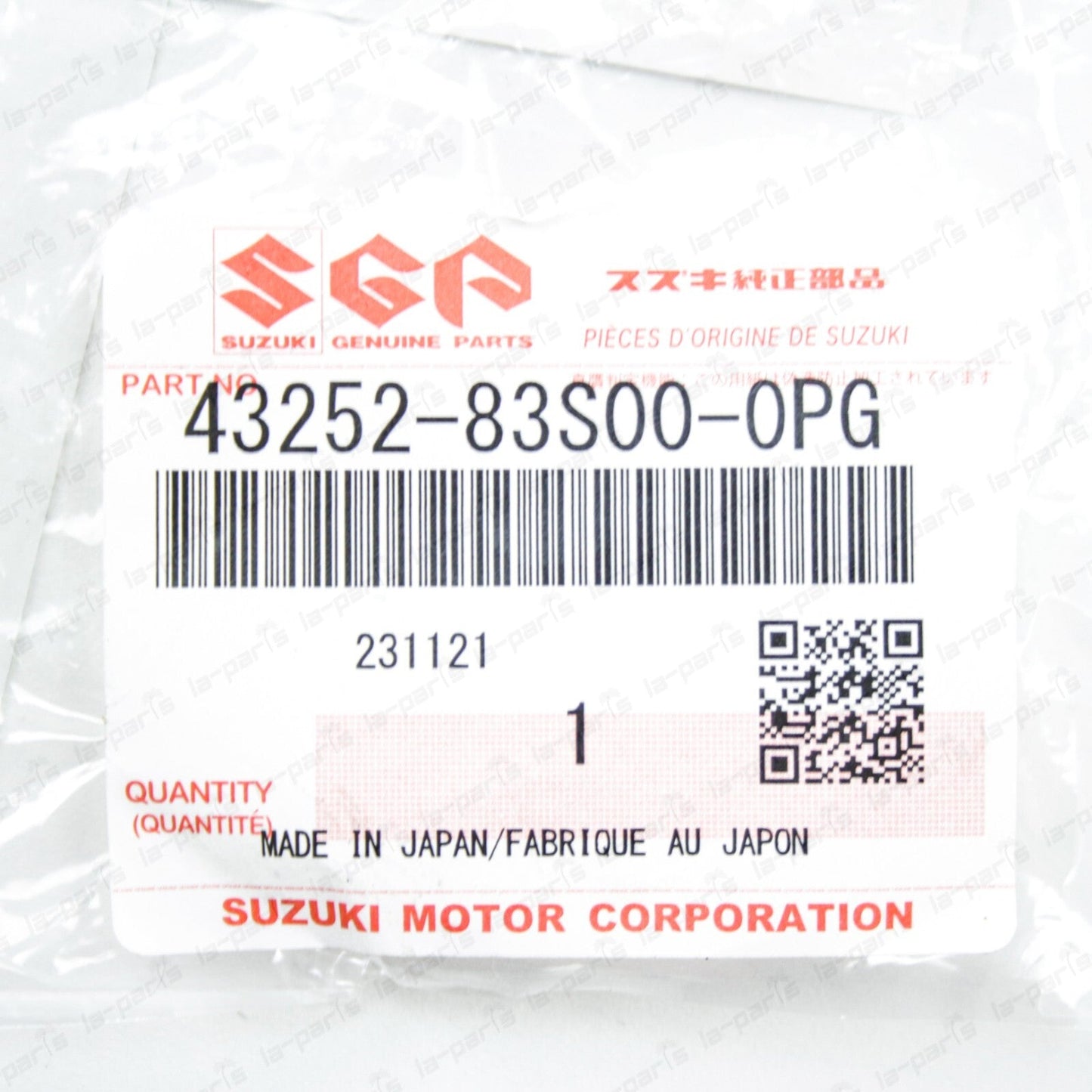 Genuine Suzuki Grand Vitara Kizashi SX4 Silver Wheel Centre Cap 43252-83S00-0PG