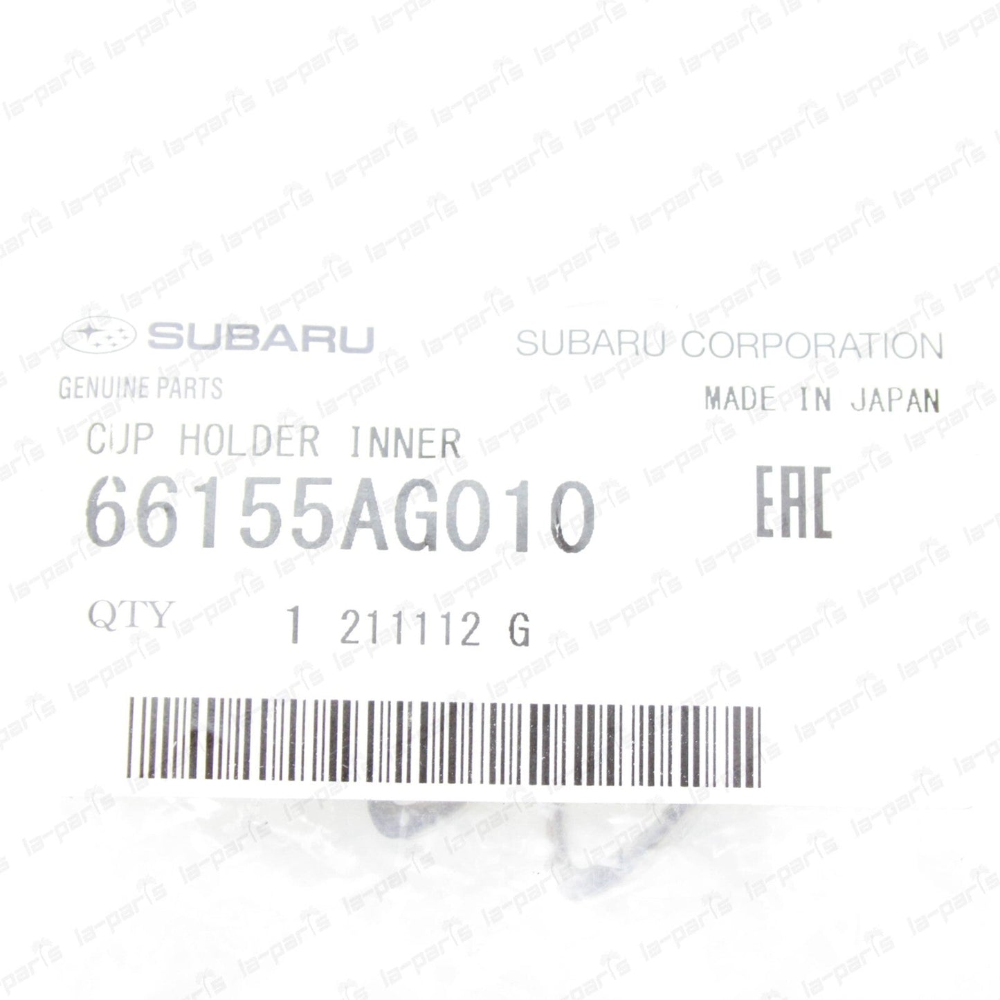 Genuine Subaru 08-19 Impreza WRX STi Center Console Cup Holder Insert 66155AG010