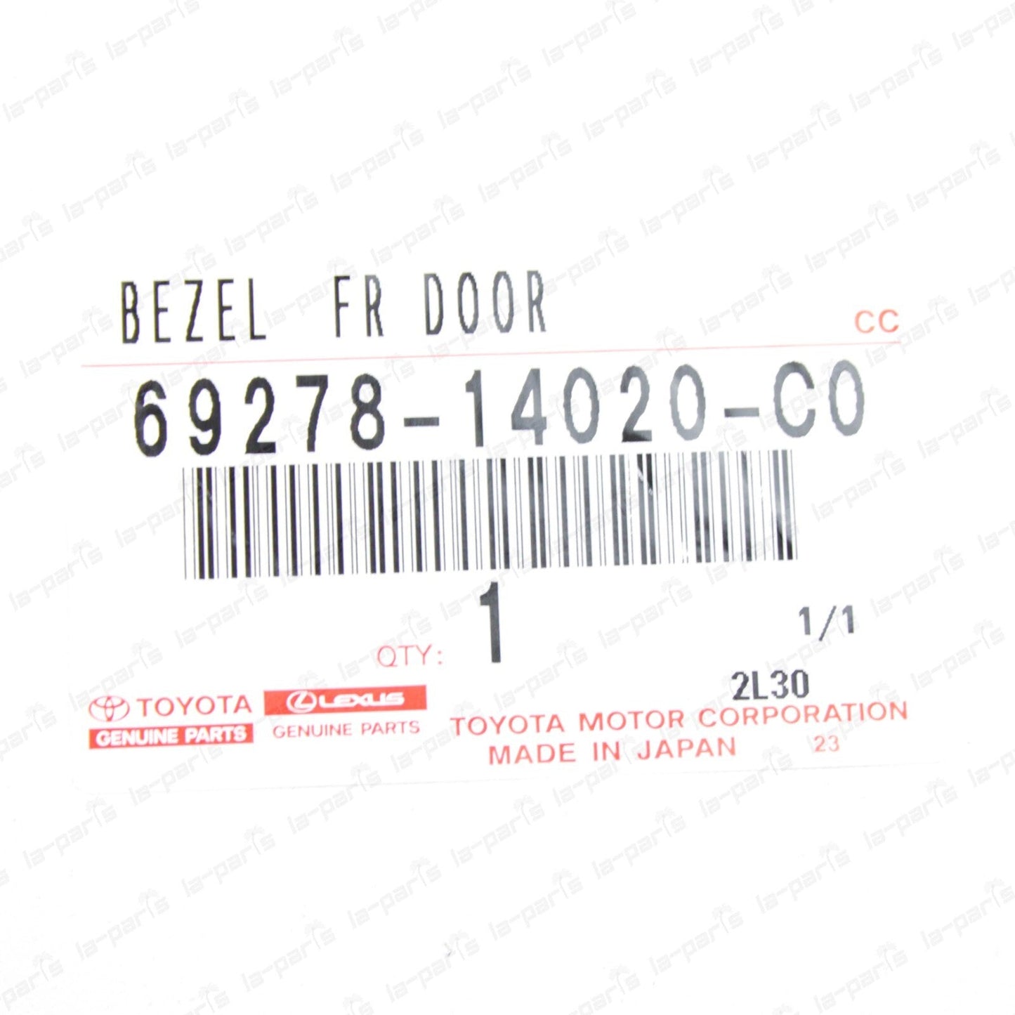 New Genuine Toyota 93-02 SUPRA MK4 JZA80 Inner Door Handle Bezel Set of 2