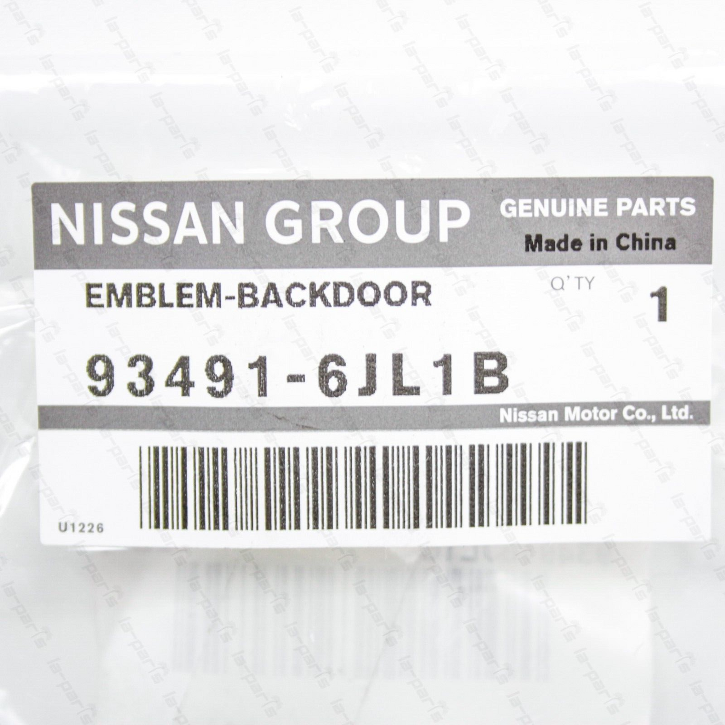 New Genuine OEM Nissan 21-22 Armada Backdoor Emblem 93491-6JL1B