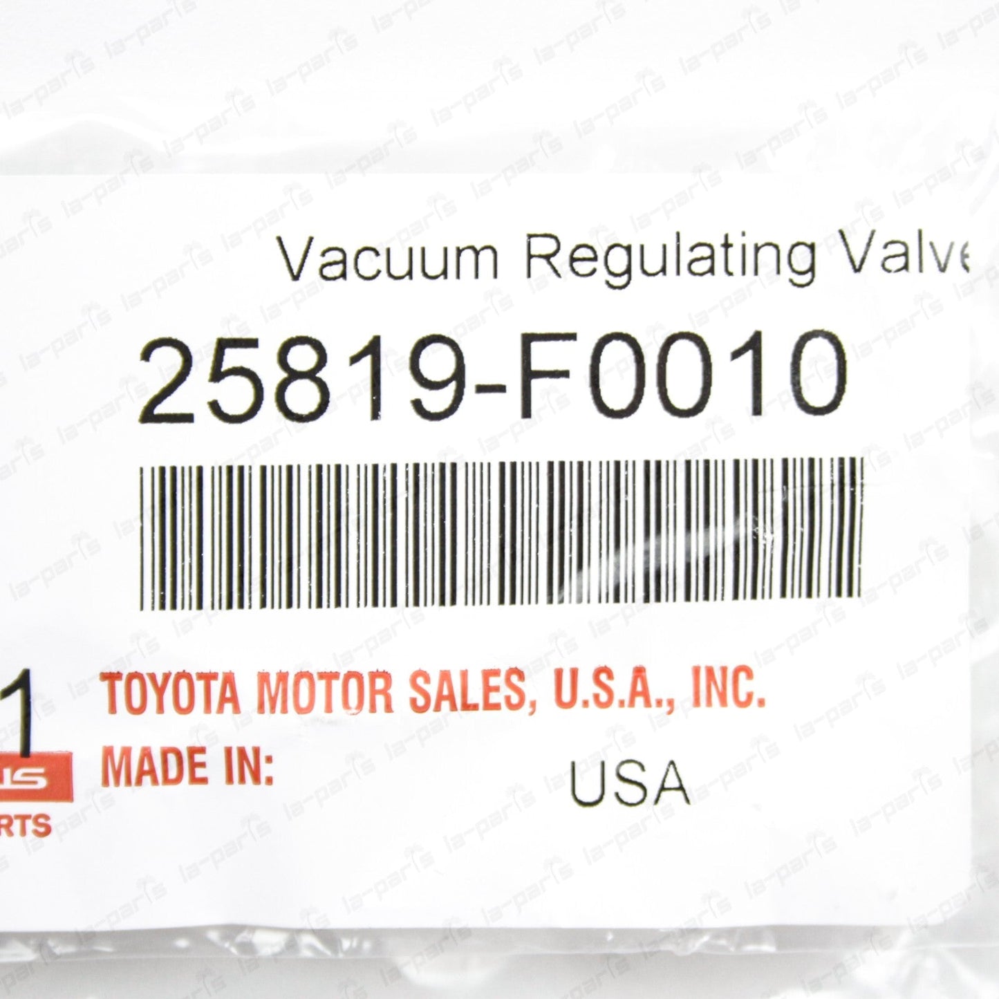 New Genuine Toyota Lexus 2.0 L Turbo Vacuum Regulating Valve Assy 25819-F0010