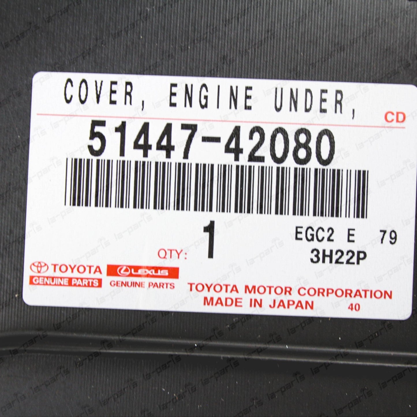 New Genuine OEM Toyota 19-22 Rav4 Venza 2.5L Engine Under Cover 51447-42080