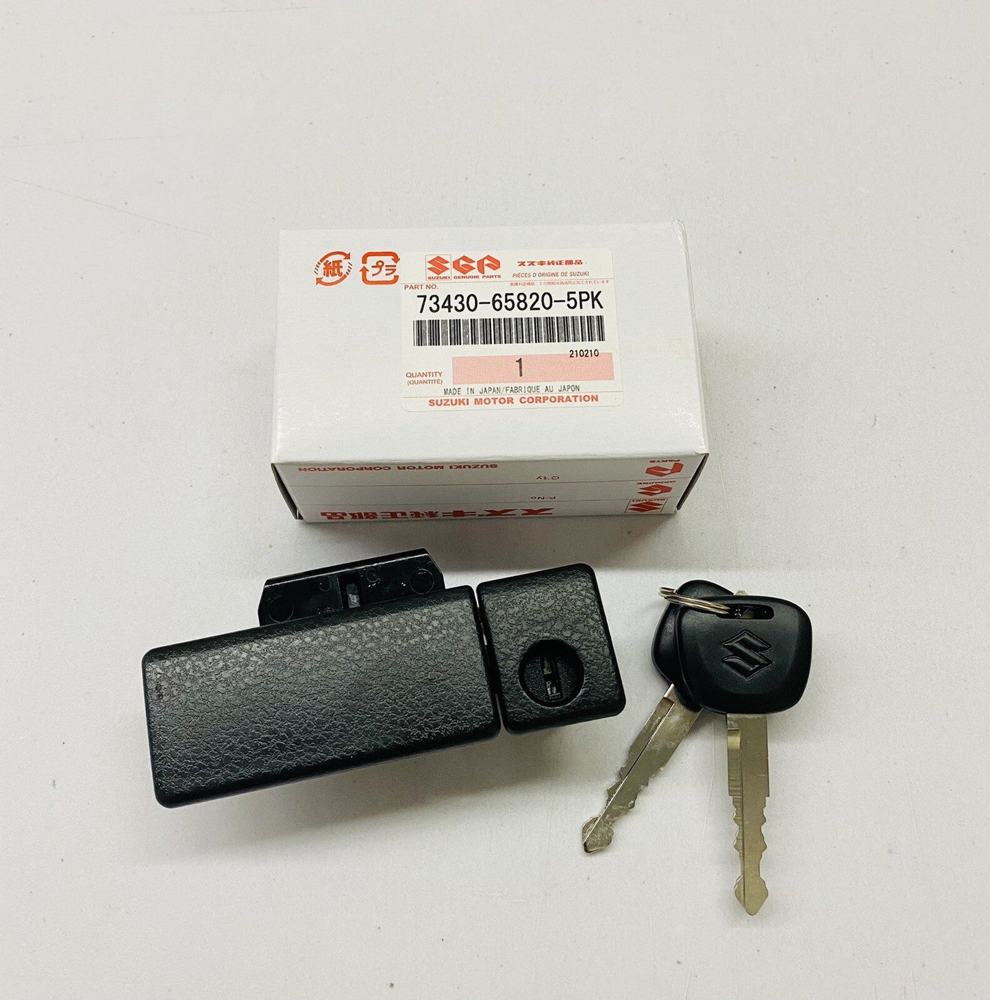 NEW GENUINE SUZUKI 06-15 GRAND VITARA LOCK, GLOVE BOX BLACK 73430-65820-5PK