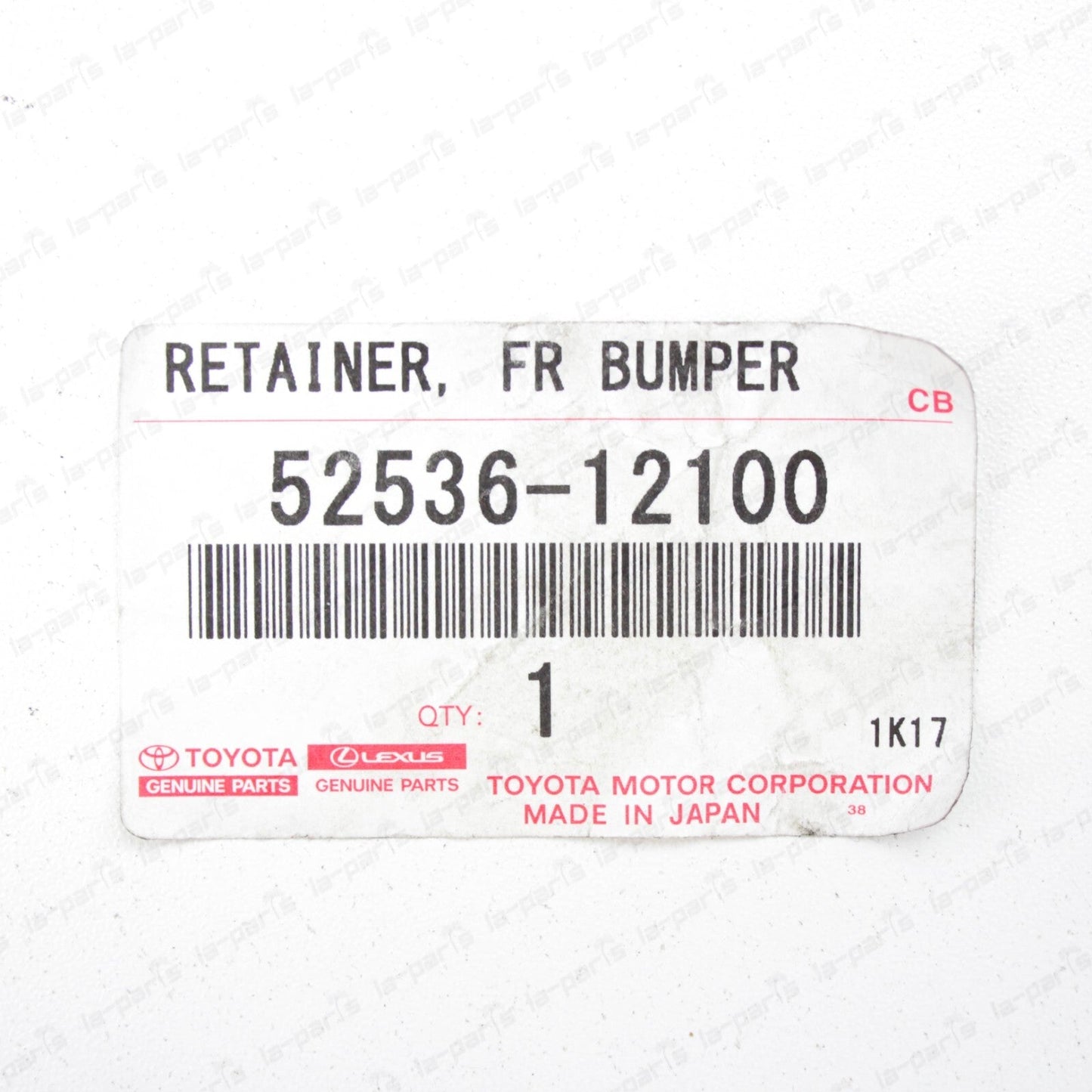 New Genuine Toyota 08-15 Scion xB Front Bumper Driver Side Retainer 52536-12100