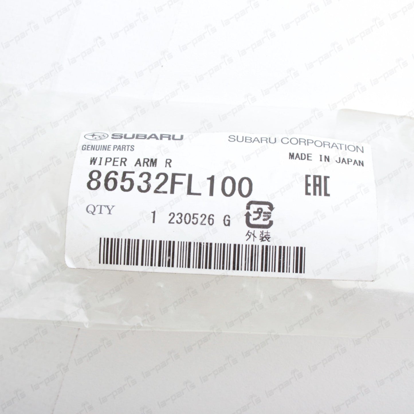 New Genuine OEM Subaru 2018-2024 Crosstrek Rear Window Wiper Arm 86532FL100