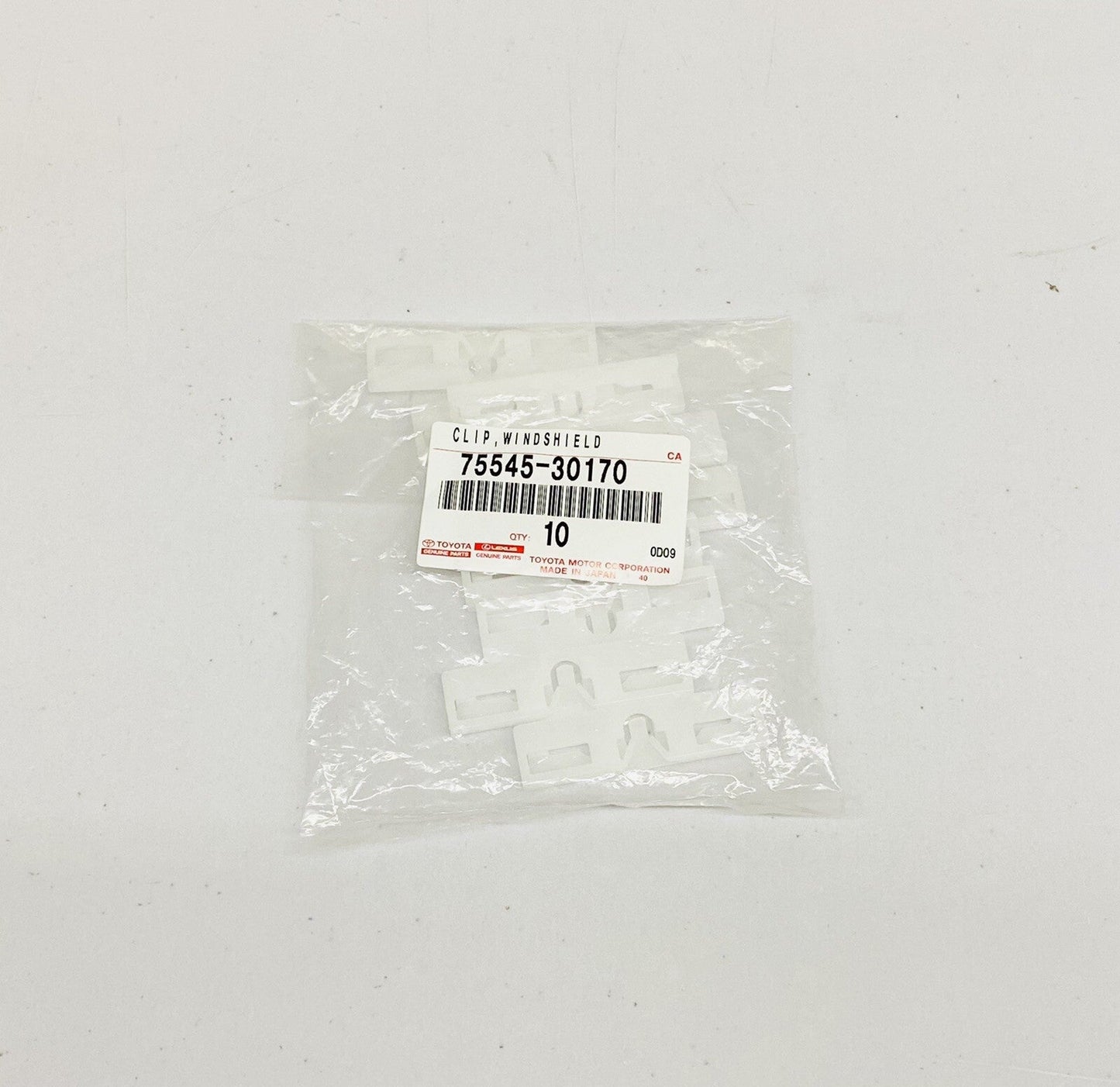 NEW GENUINE FOR LEXUS IS250 IS350 2014-2018 WINDSHIELD SIDE MOULDING CLIPS SET