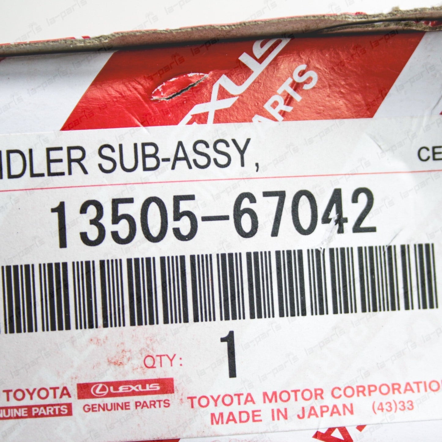 New Genuine Toyota 1KDFTV 2KDFTV Timing Belt Tensioner Idler Pulley Kit SET of 3