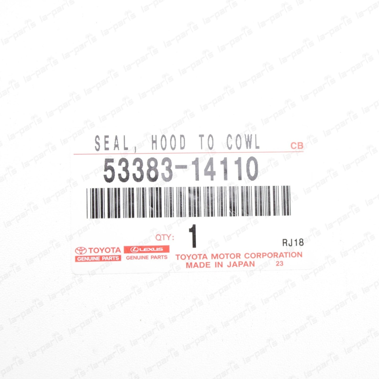 New OEM For Toyota RHD Supra JZA80 Mark IV 4 Hood to Cowl Top Seal 53383-14110