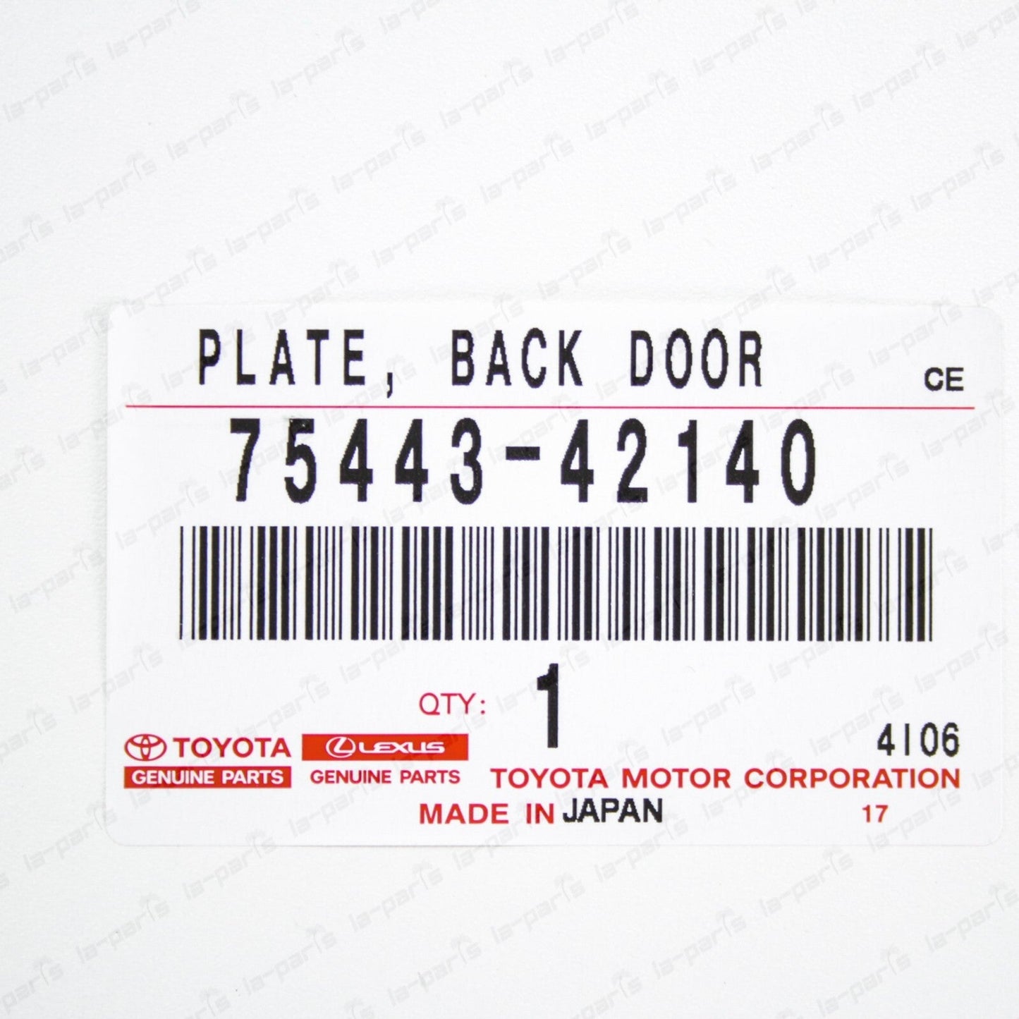 New Genuine Toyota RAV4 XA50 Back Door OFF ROAD Emblem JDM