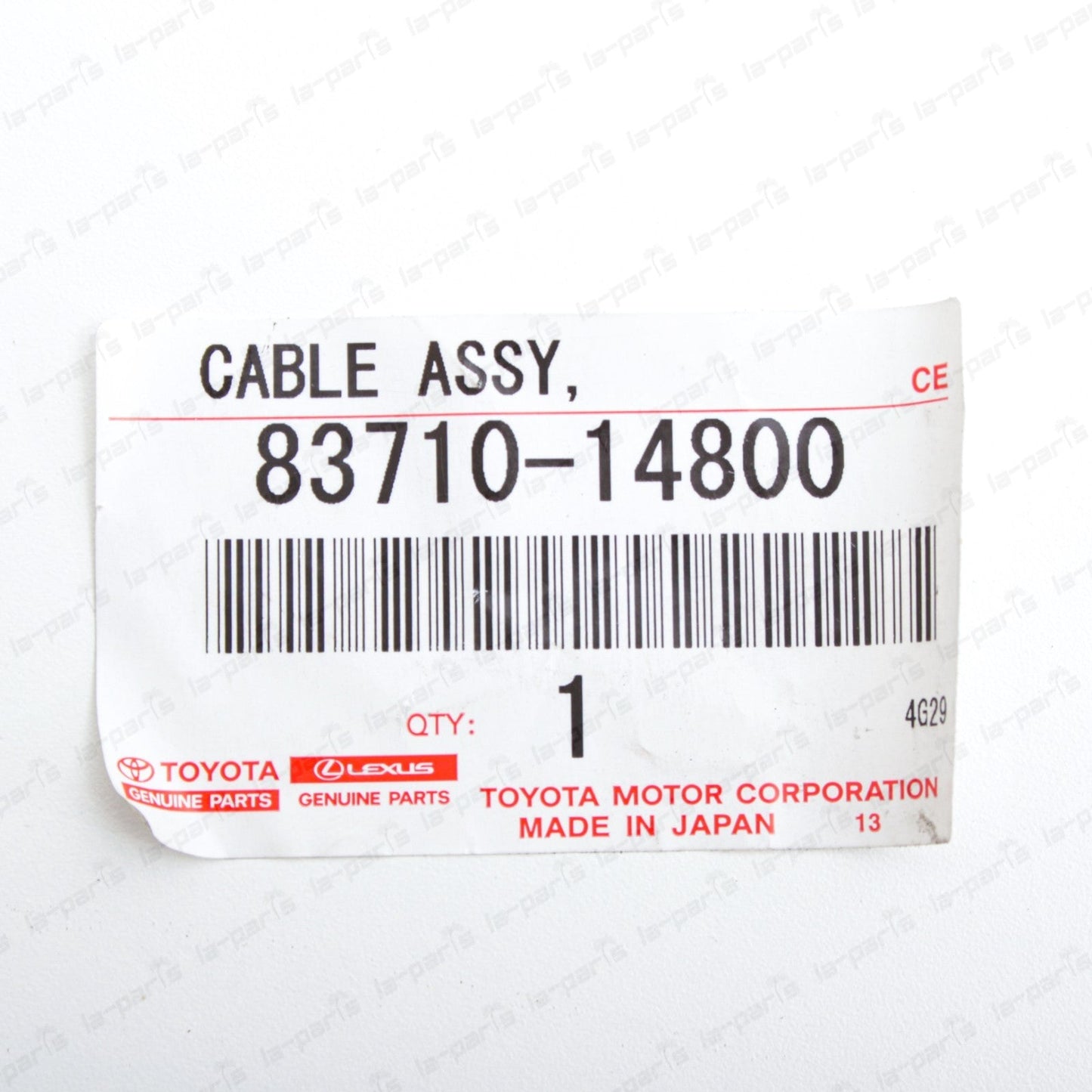 New Genuine OEM Toyota 1986-1992 Supra Speedometer Drive Cable 83710-14800