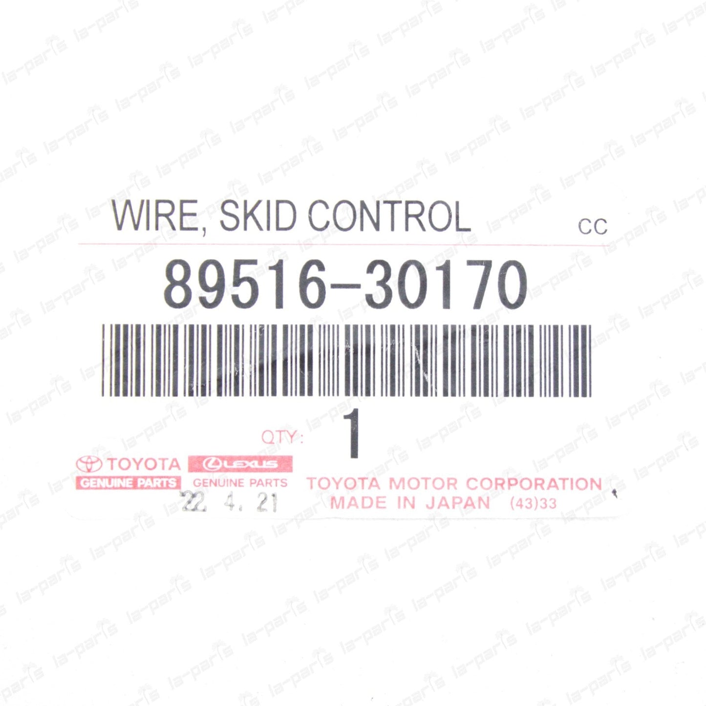 New Genuine for Lexus GS RC 200t 350 450H LH Front ABS Sensor Wire 89516-30170