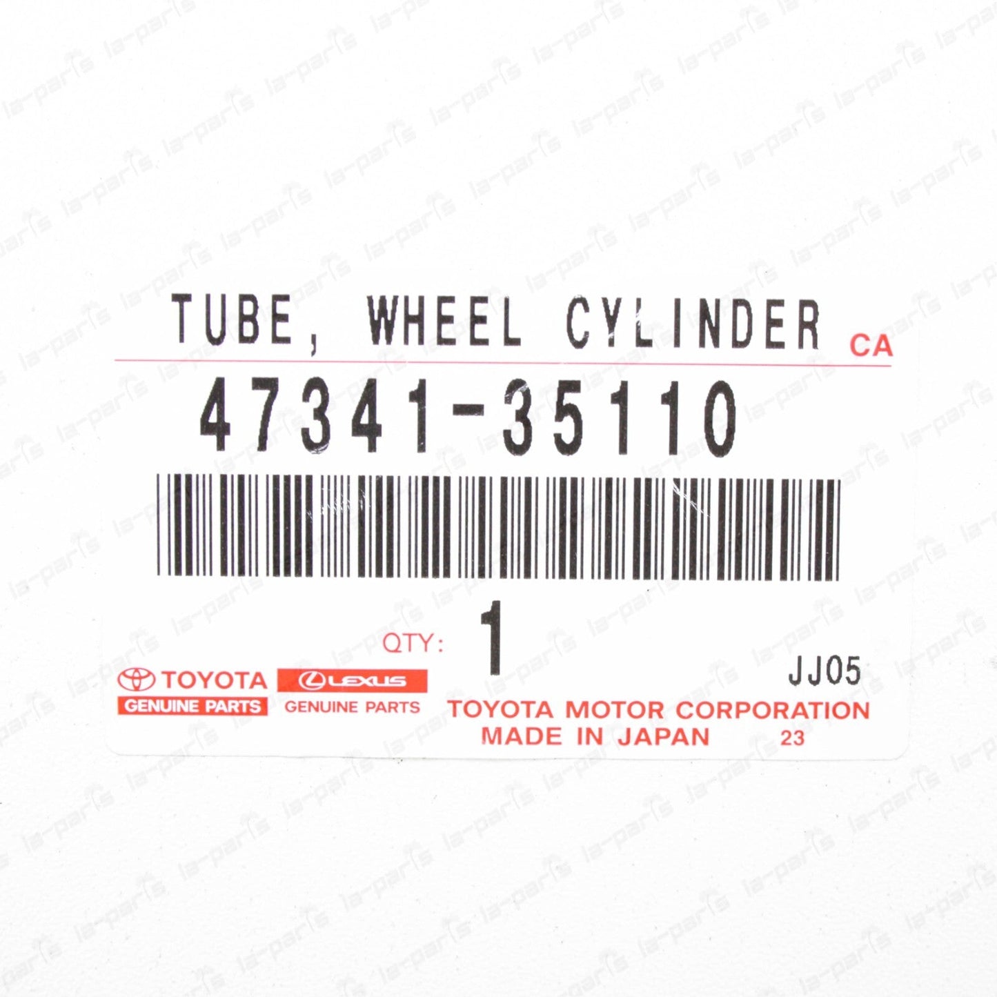 New Genuine Toyota 84-95 Runner Pickup Front Passenger Wheel Cylinder Brake Tube