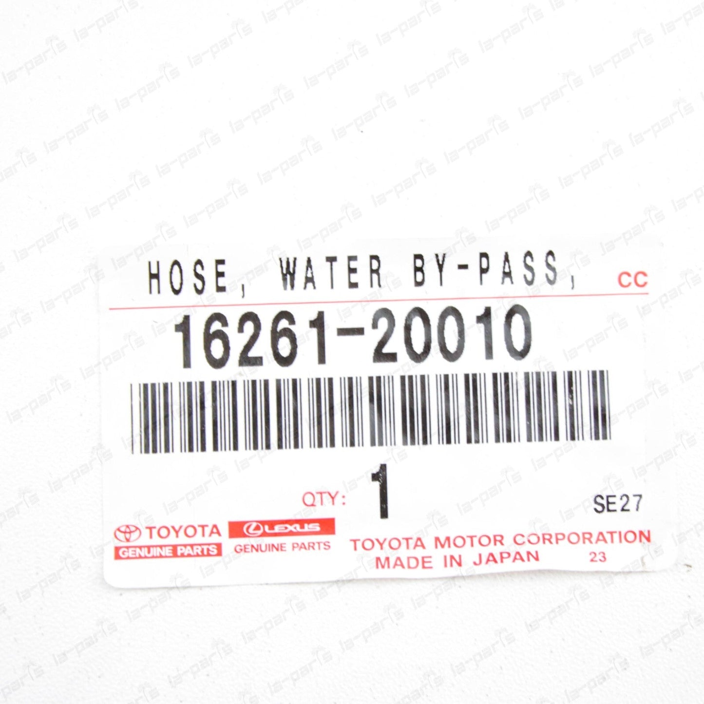 NEW GENUINE FOR TOYOTA & LEXUS CAMRY AVALON ES300 WATER BY PASS HOSE 16261-20010