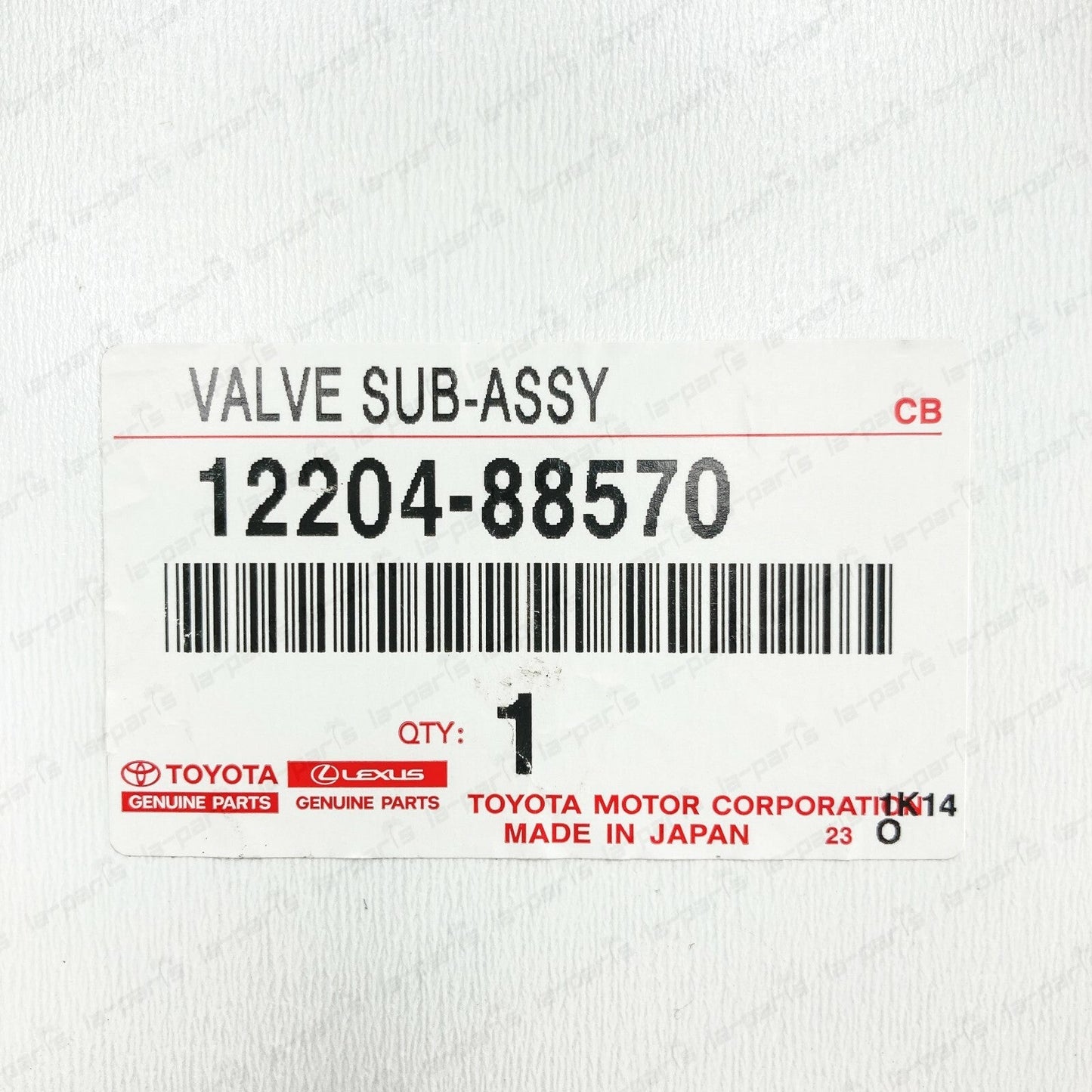 GENUINE TOYOTA ALTEZZA SXE10 3SGE PCV VALVE SUB-ASSY VENTILATION 12204-88570