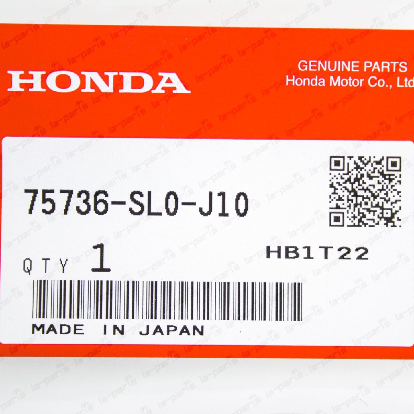 New Genuine OEM Honda Acura NSX-R NA1 Side Emblem 75736-SL0-J10 Pair