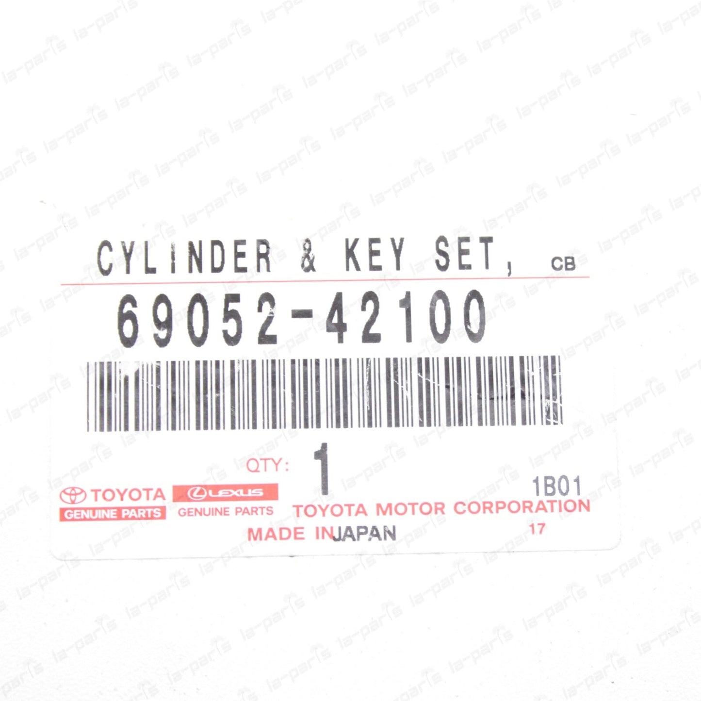 NEW GENUINE FOR TOYOTA 01-05 RAV4 Door-Lock Cylinder 6905242100 / 69052-42100