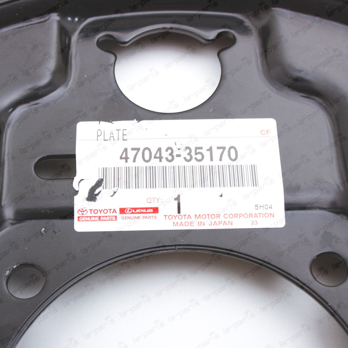New Genuine OEM Toyota 95-03 Tacoma RR Passenger Brake Backing Plate 47043-35170