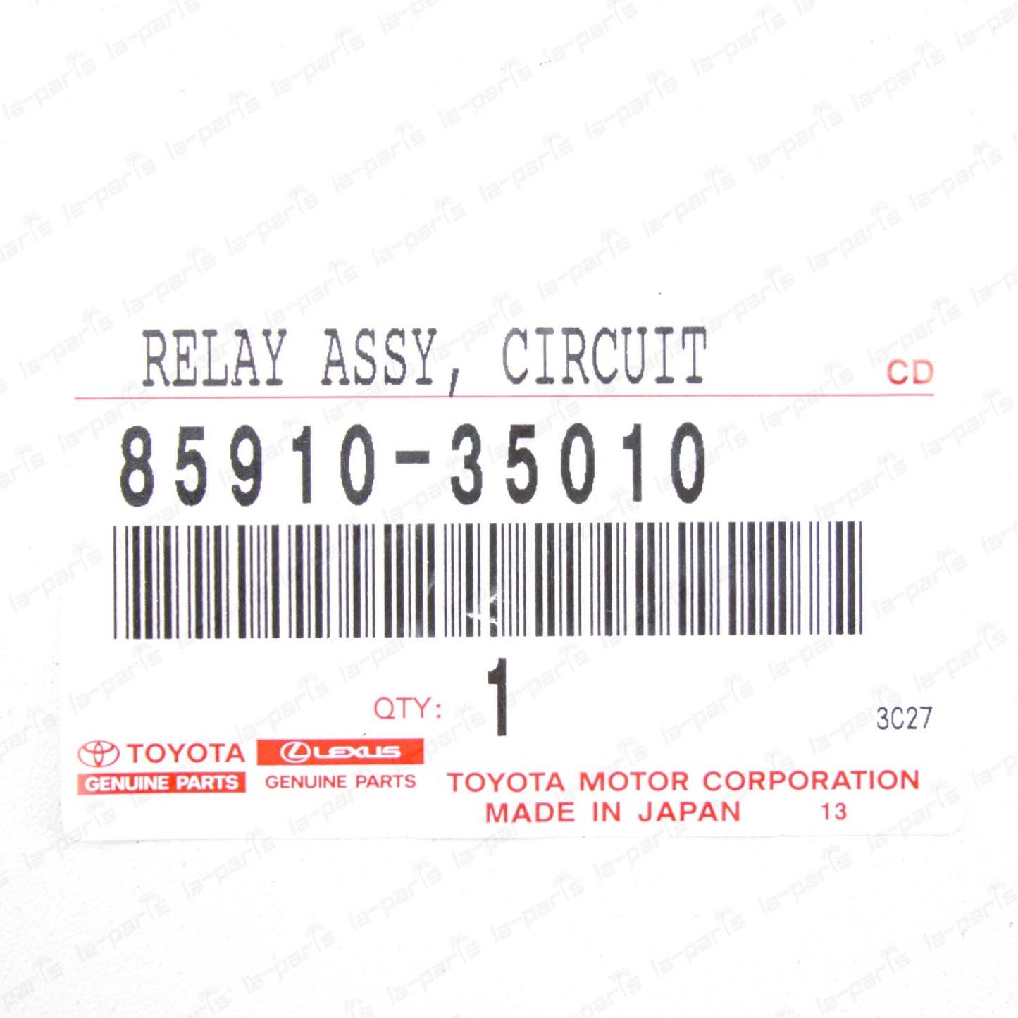 New Genuine Toyota 89-95 4Runner Pickup Circuit Opening Relay (EFI) 85910-35010