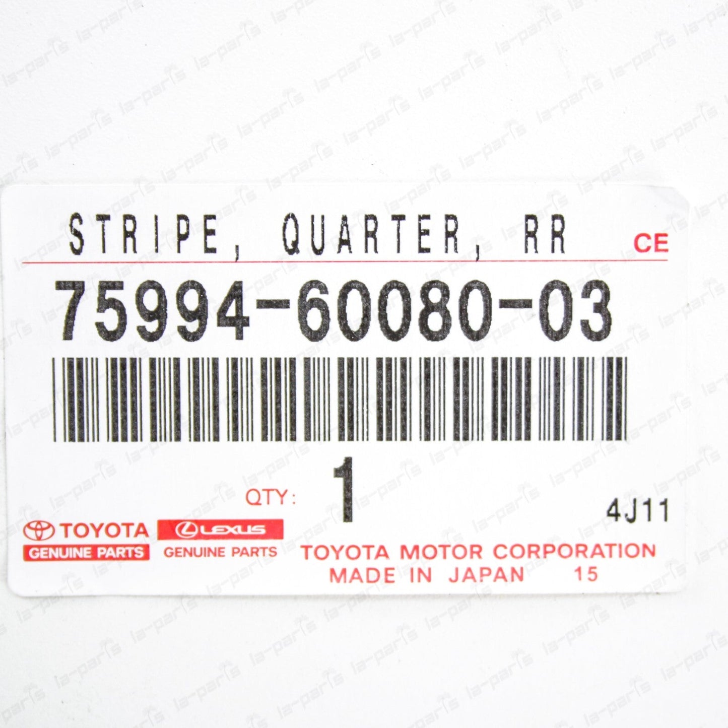 New Genuine Toyota Land Cruiser HDJ80 HDJ81 HDJ81V Turbo Rear Quarter Decal Pair