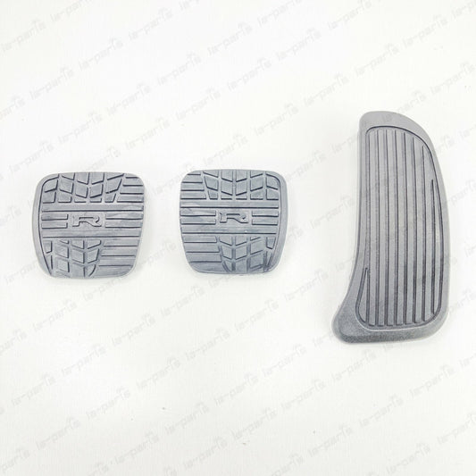 Genuine For Nissan GT-R R32 R33 R34 Accelerator Brake Clutch Pedals Pads Set 3