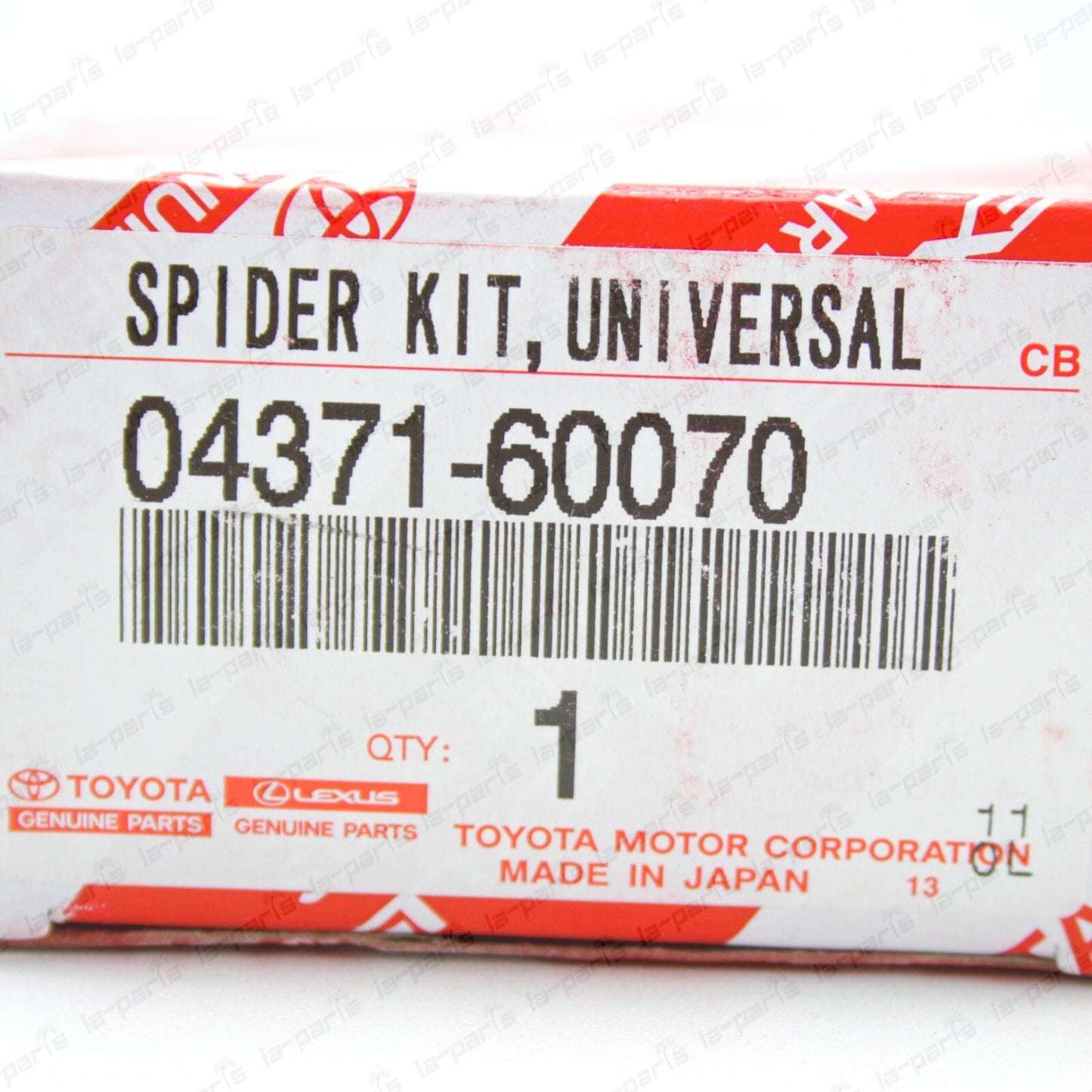 NEW GENUINE TOYOTA LEXUS SPIDER KIT UNIVERSAL JOINT 04371-60070