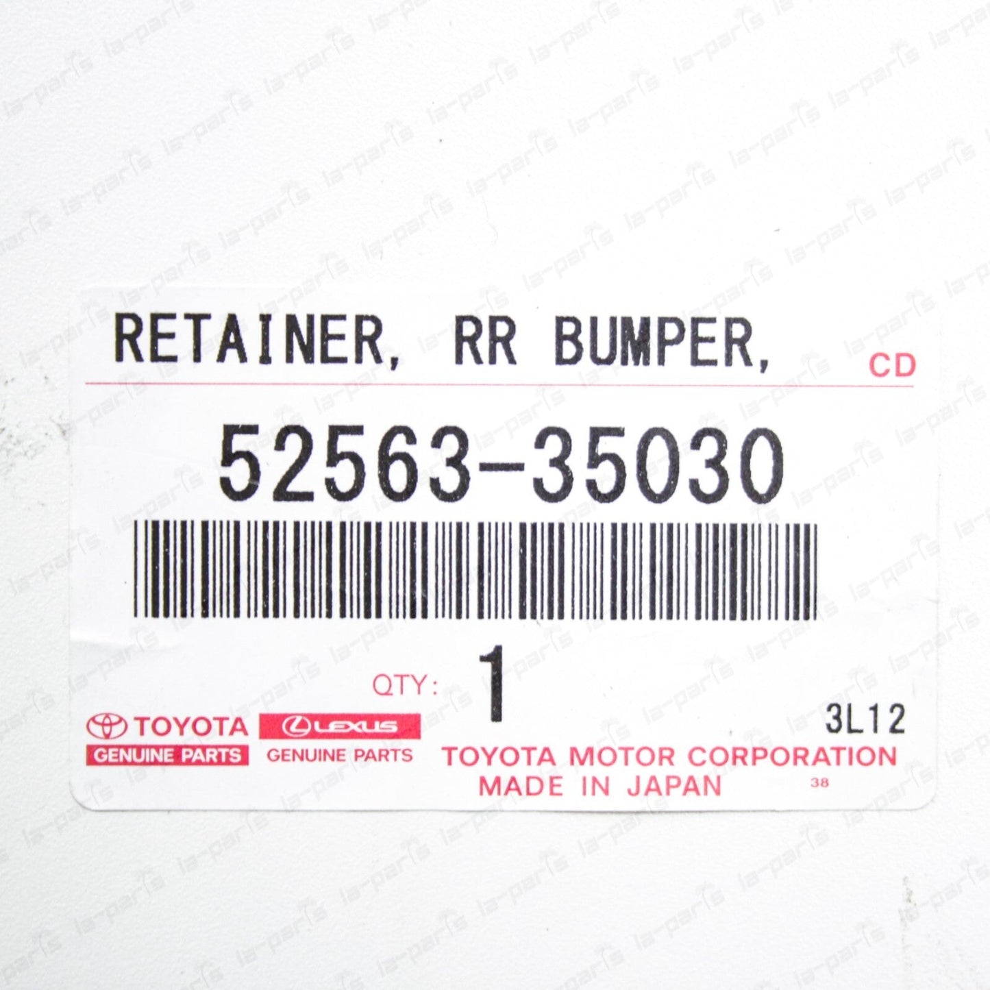 New Genuine Toyota 07-14 FJ Cruiser Rear Left Upper Bumper Retainer 52563-35030