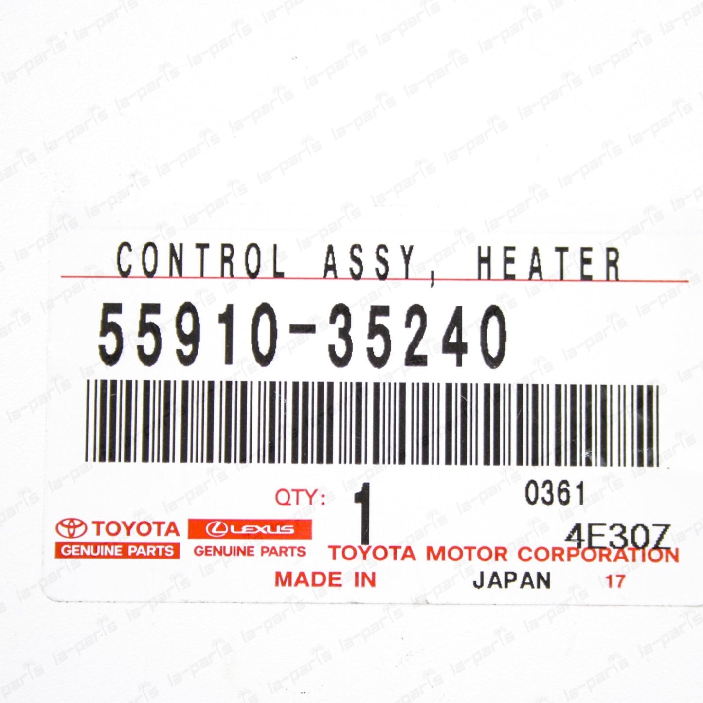New Genuine Toyota 2001-2004 Tacoma A/C Heater HVAC Temperature Control Panel
