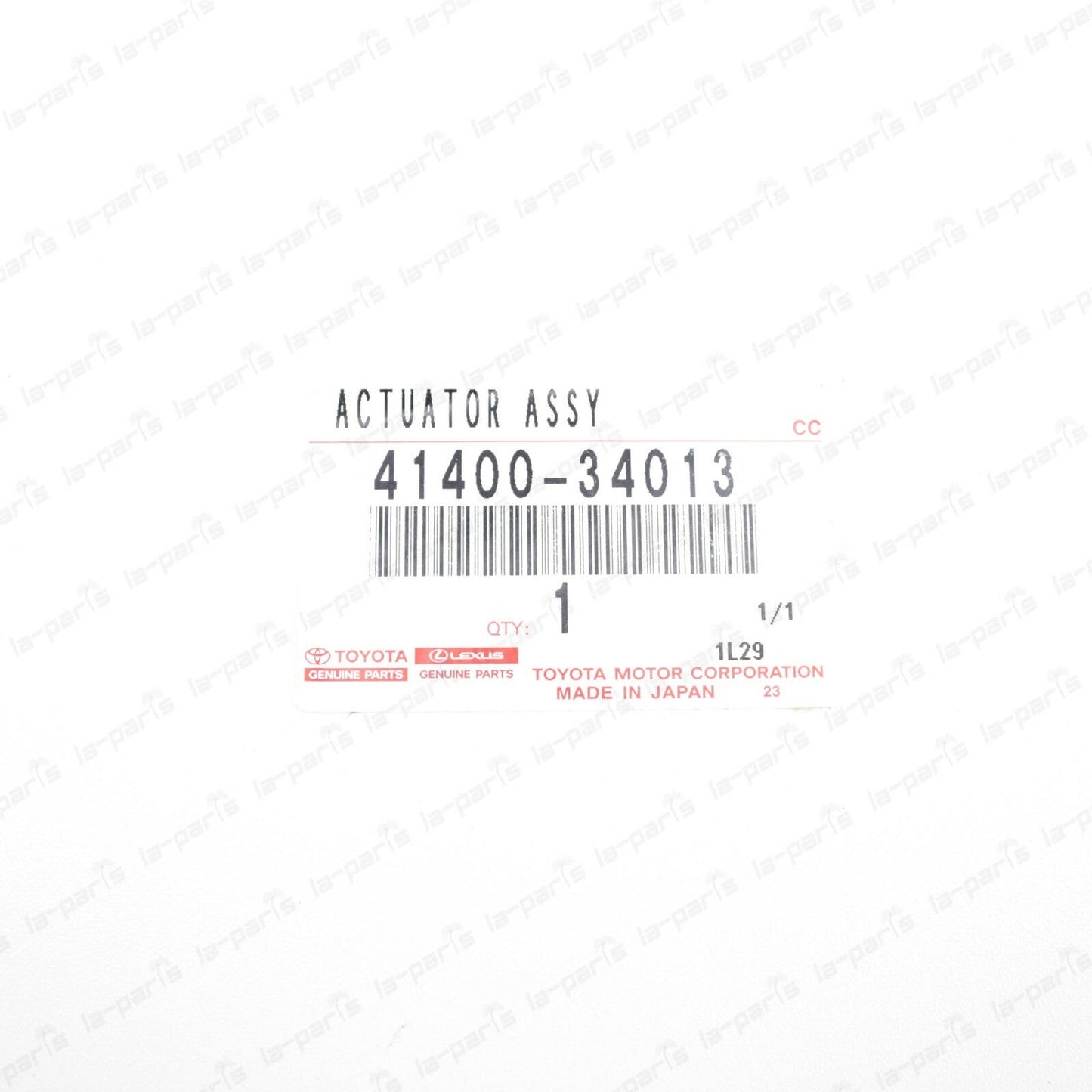 GENUINE TOYOTA TACOMA SEQUOIA 4X4 FRONT DIFFERENTIAL VACUUM ACTUATOR 41400-34013