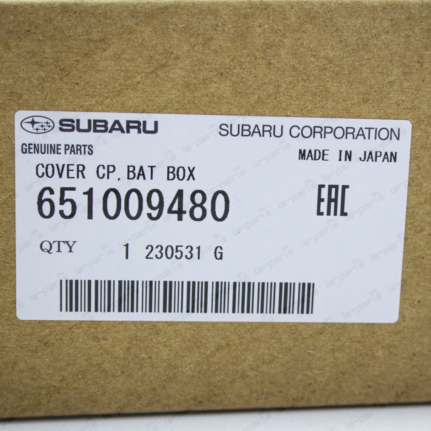 New Genuine Subaru 89-98 Sambar Truck KS3 KS4 KT1 KT2 Steel Battery Cover JDM