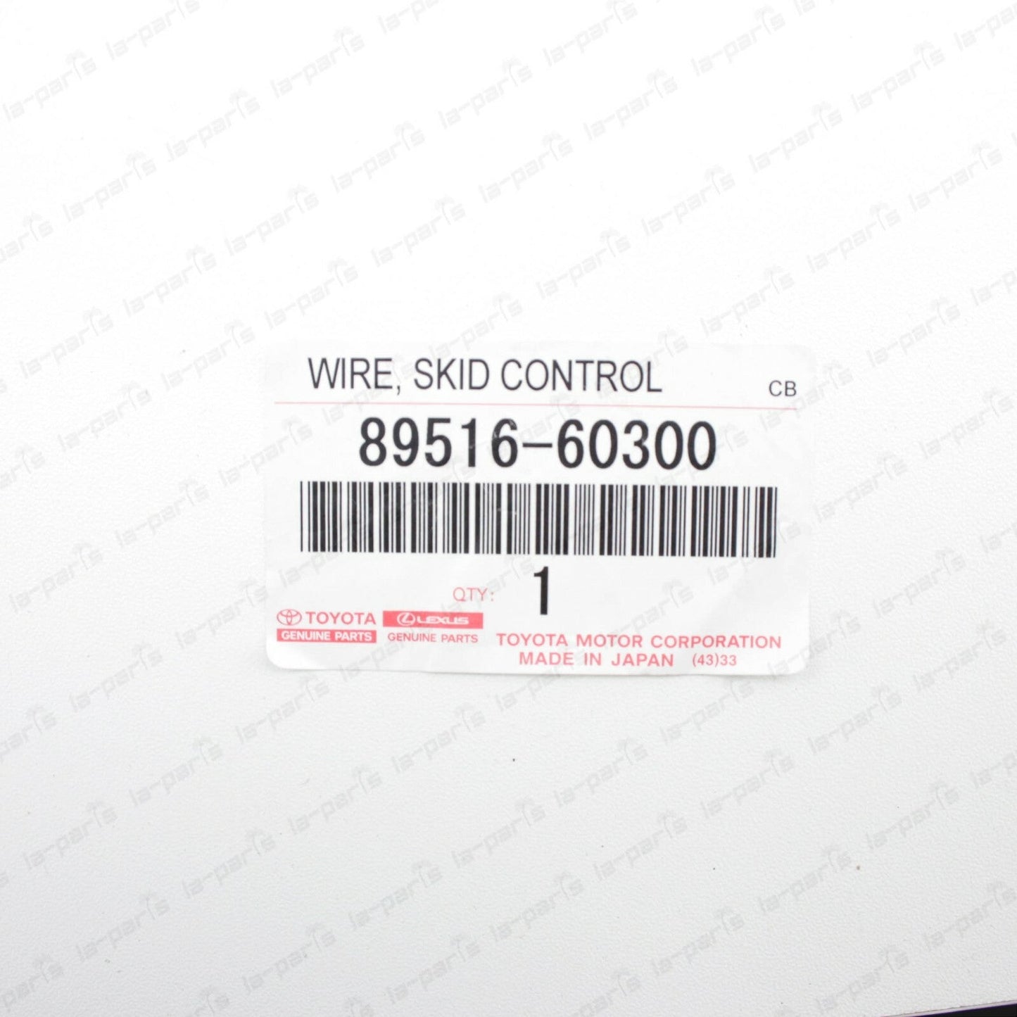 GENUINE TOYOTA 4RUNNER FJ CRUISER GX460 REAR ABS SKID CONTROL SENSOR WIRE