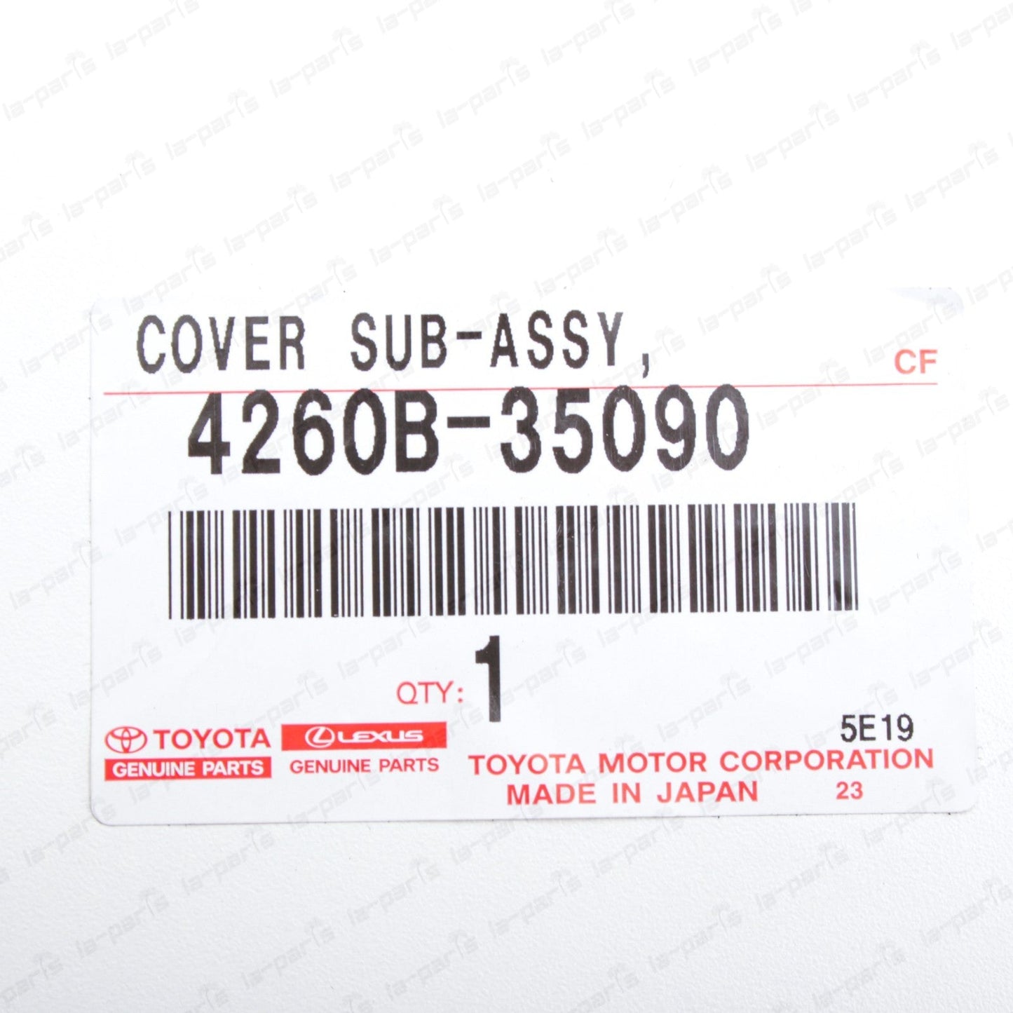 New Genuine OEM Toyota 2013-2024 4Runner Black Wheel Center Cap 4260B-35090