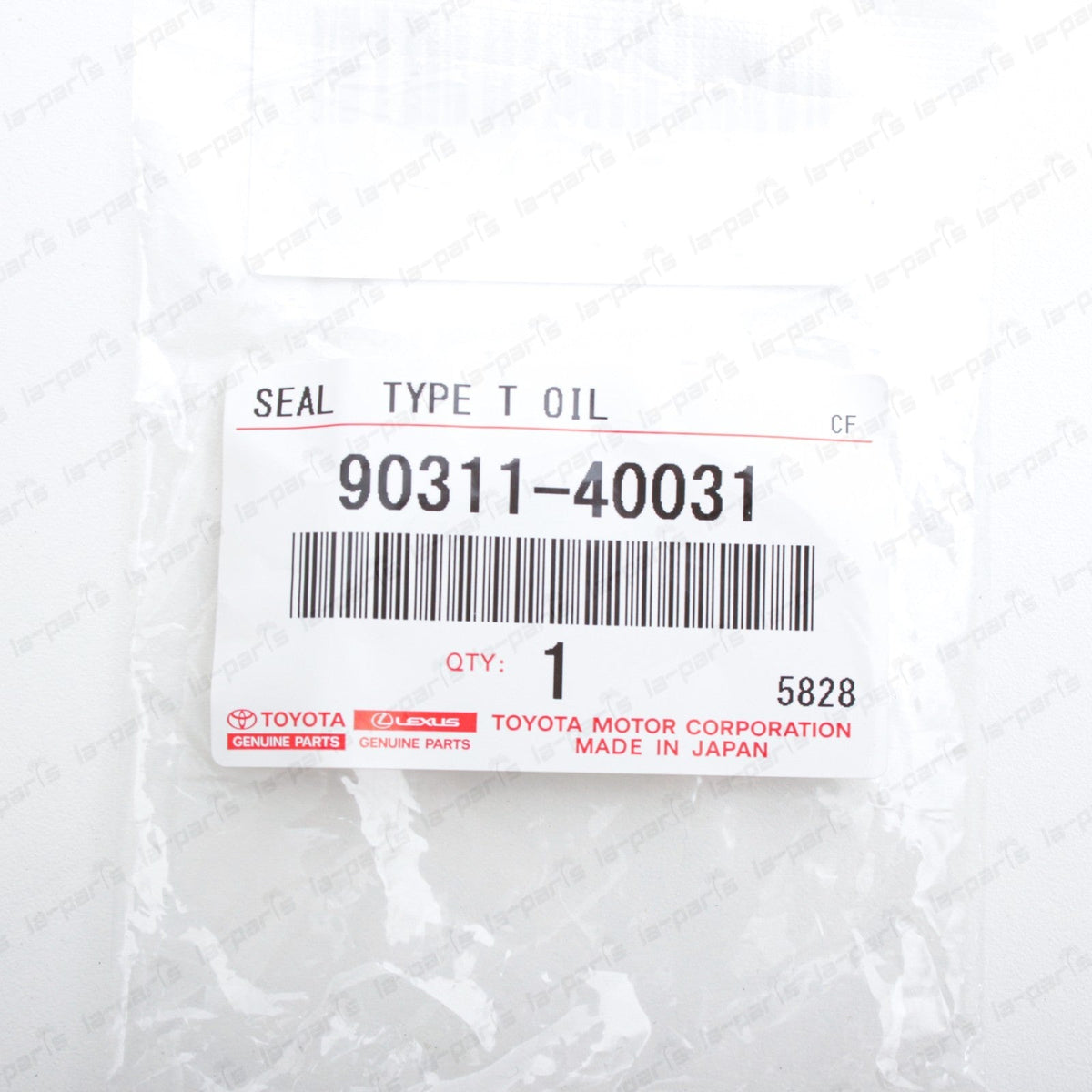 New Genuine OEM Toyota Front RH Axle Housing Differential Oil Seal 90311-40031