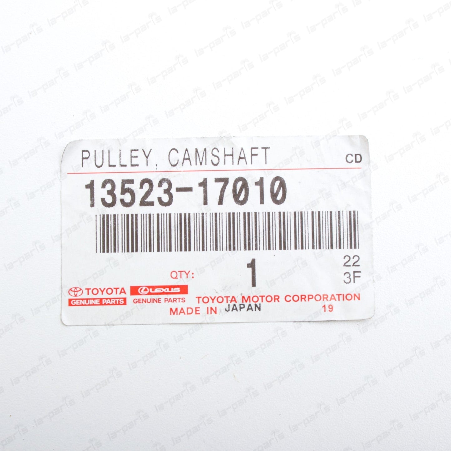 Genuine OEM Toyota HiAce Hilux Land Cruiser Camshaft Timing Pulley 13523-17010